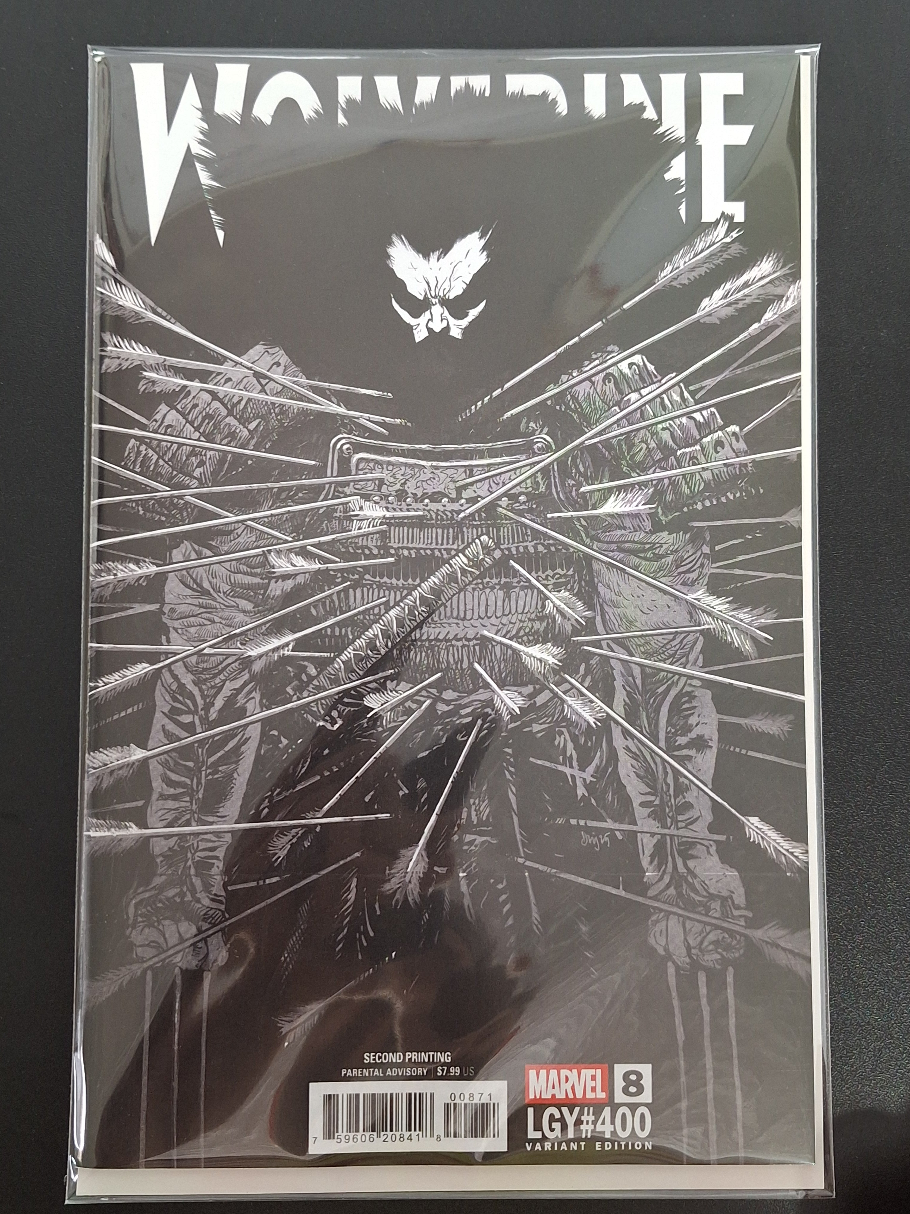 Wolverine 8 Marvel 2025 Johnson Variant Second Printing