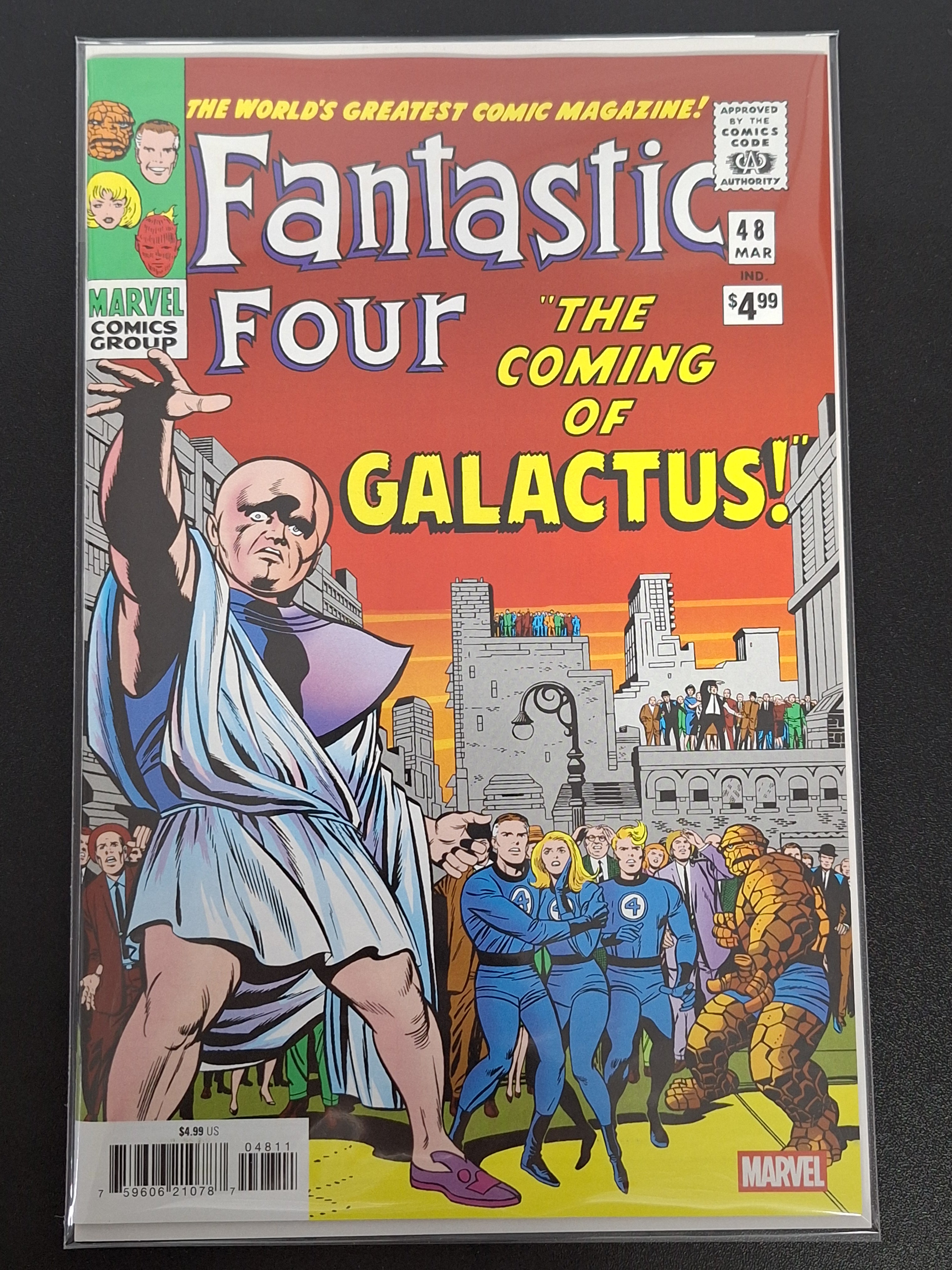 Fantastic Four 48 Marvel 2025 Facsimile Edition 1st Galactus