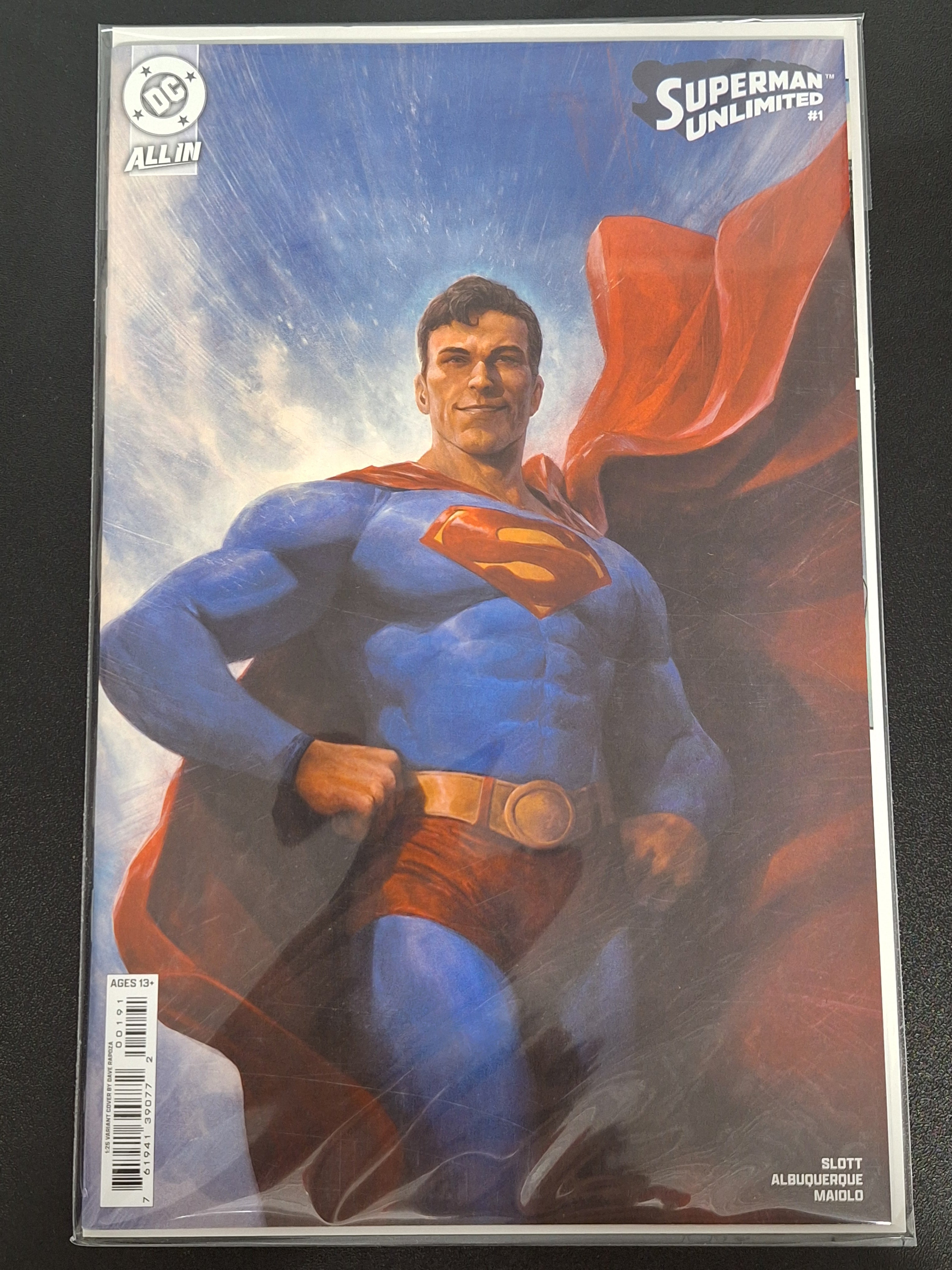 Superman Unlimited 1 DC 2025 Dave Rapoza 1:25 Variant