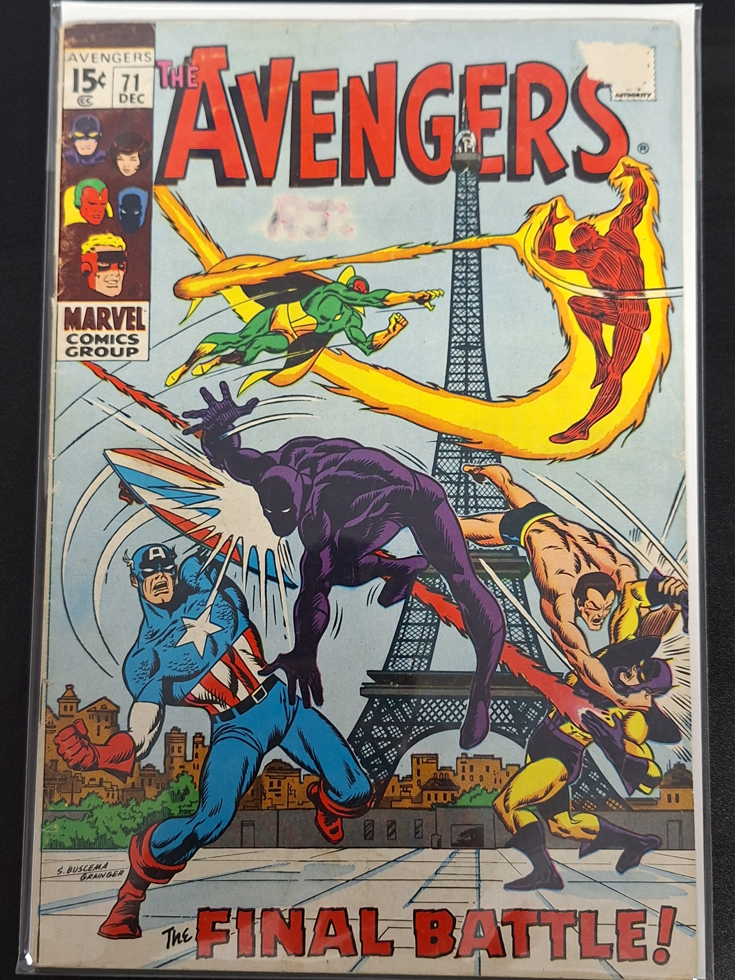 Avengers 71 Marvel 1969 1st App of The Invaders