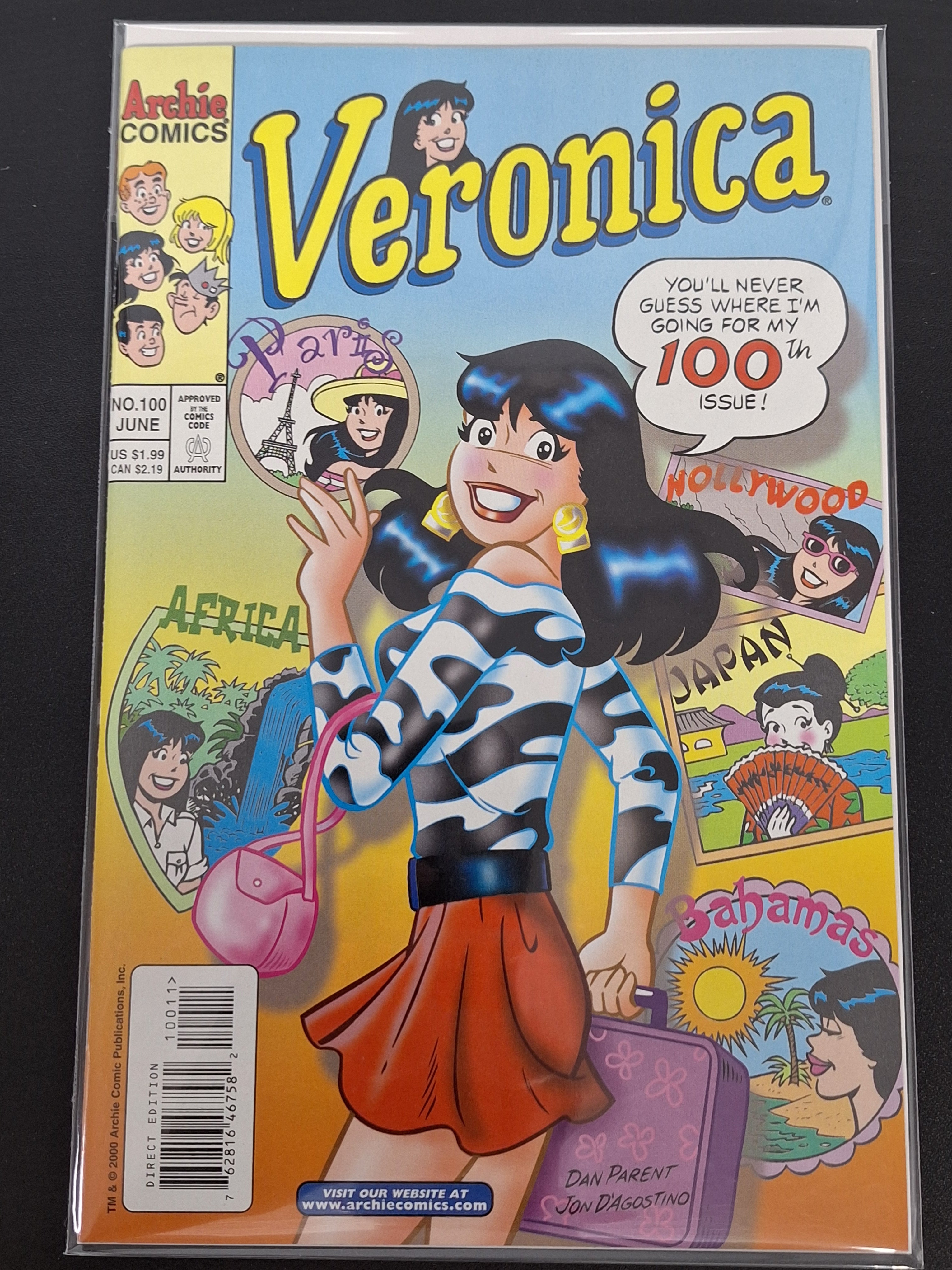 Veronica 100 Archie Comics 2000 Hard To Find Issue