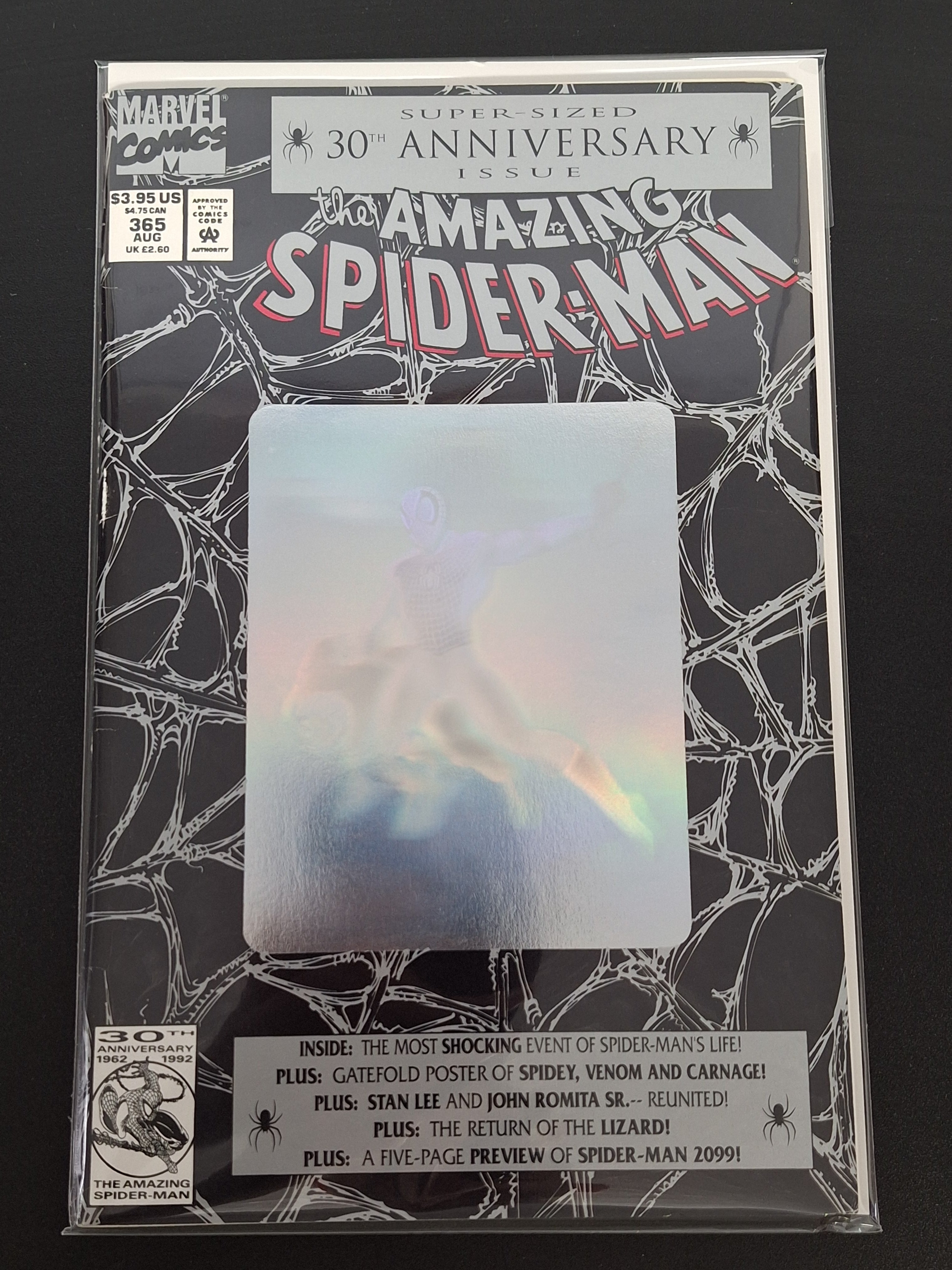Amazing Spider-Man 365 Marvel 1992 1st App of Spider-Man 2099 in Preview