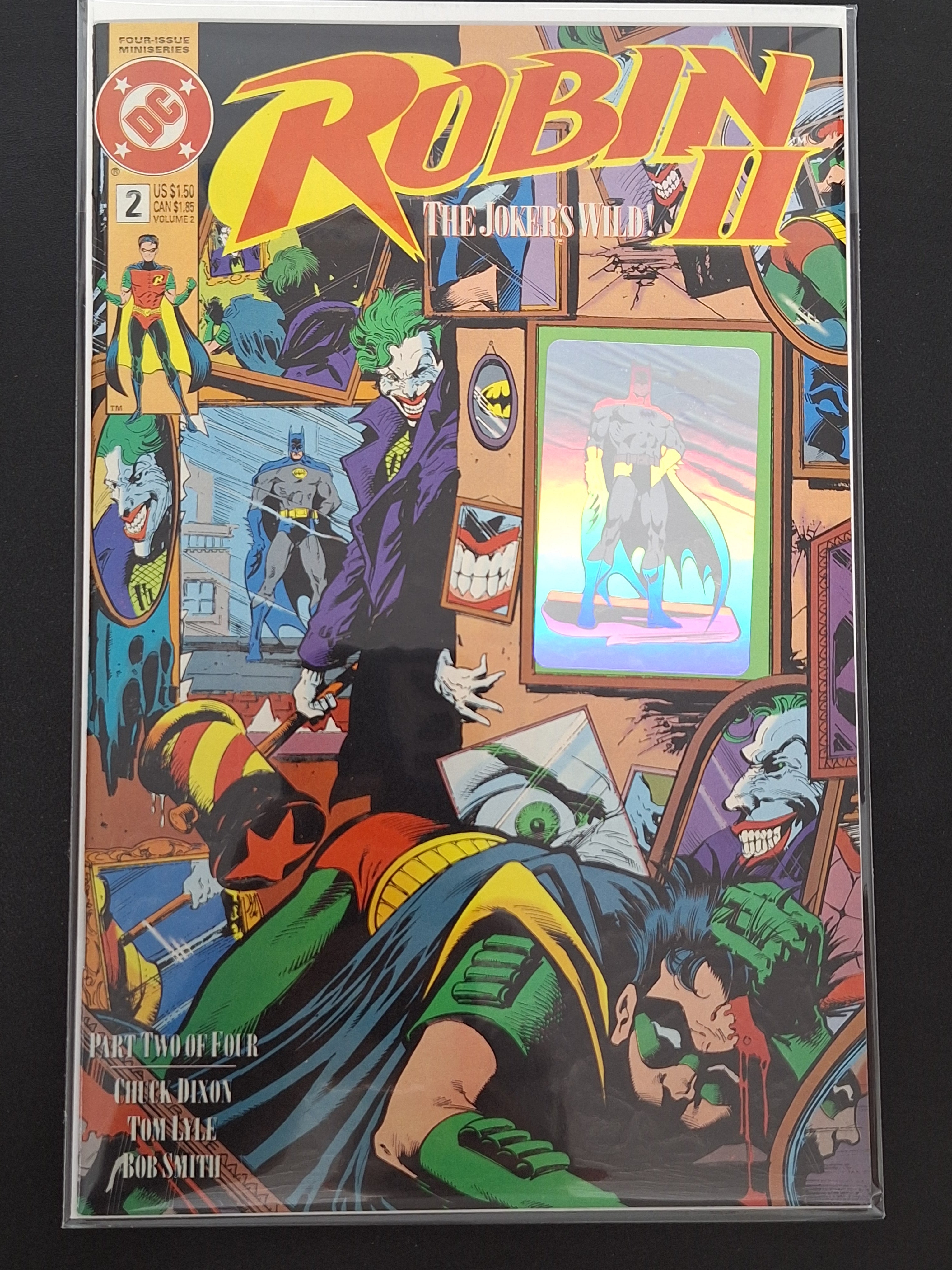 Robin II The Joker's Wild! 2 DC 1991 Hologram Cover