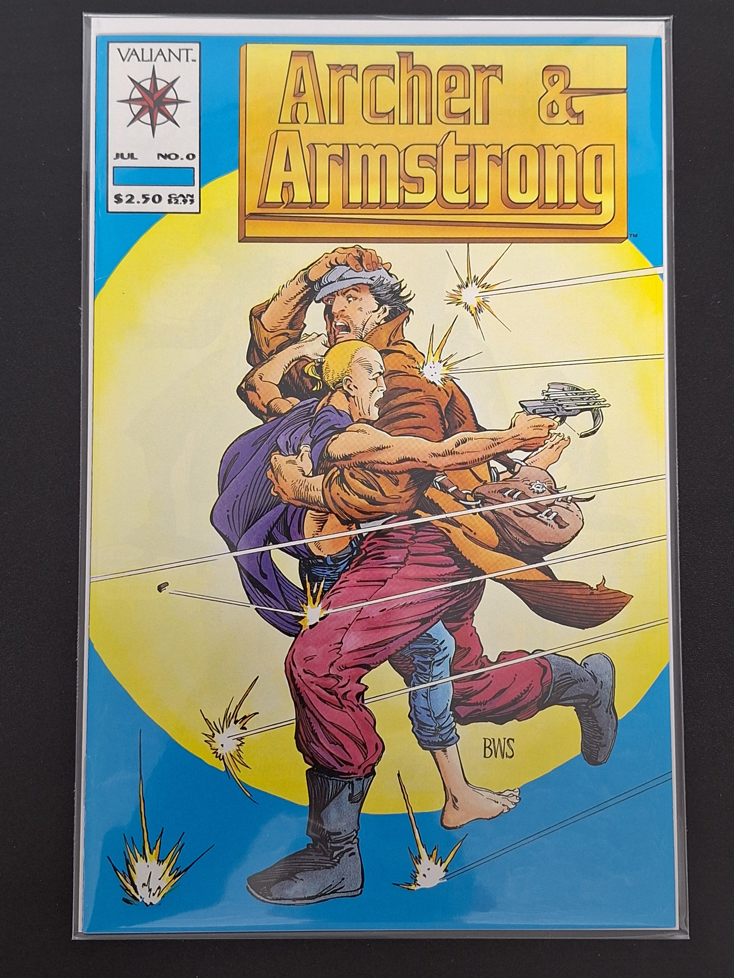 Archer & Armstrong 0 Valiant 1992 BWS 1st App & Origin