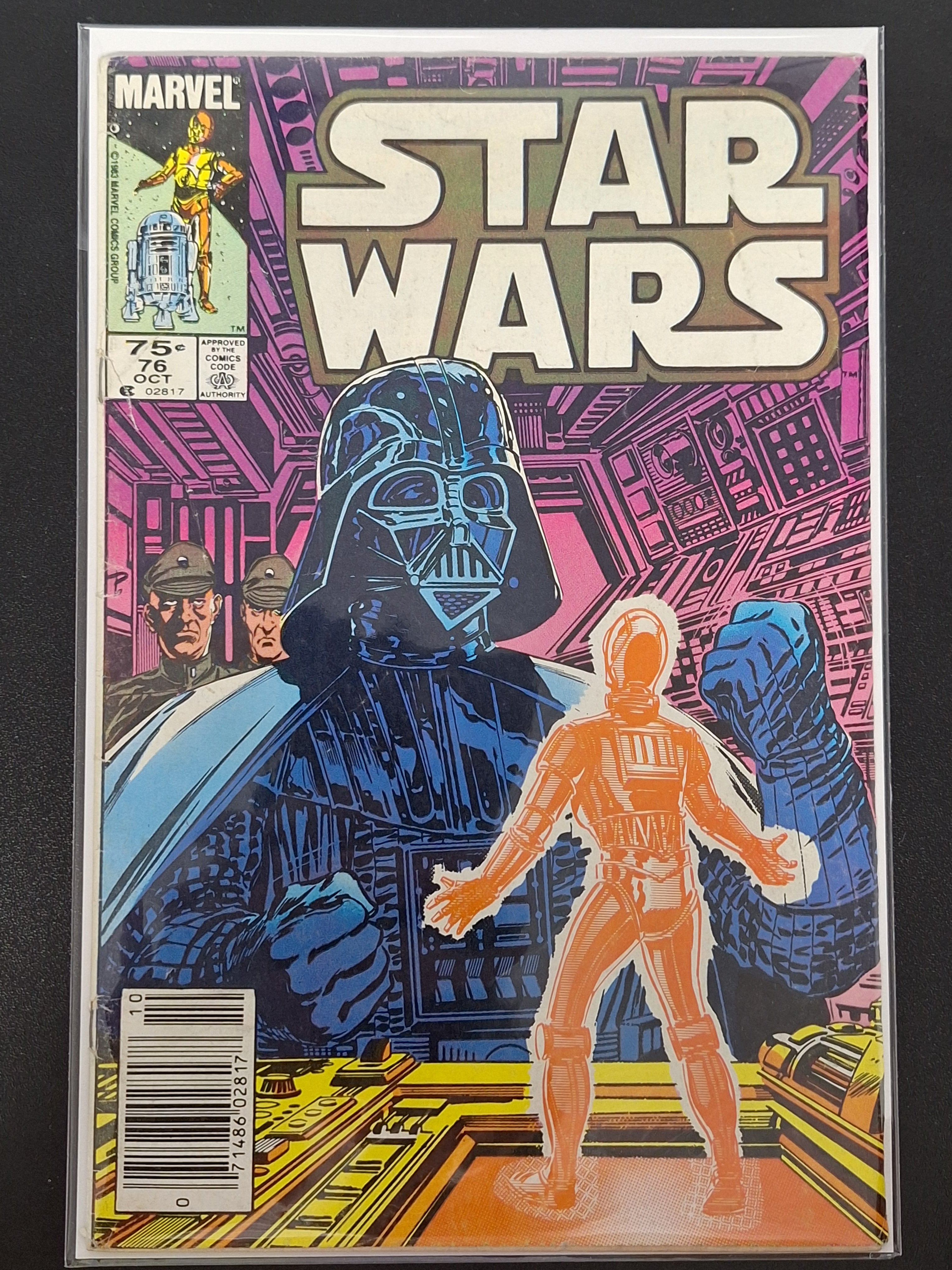 Star Wars 76 marvel 1983 1st Series CPV Vader Cover