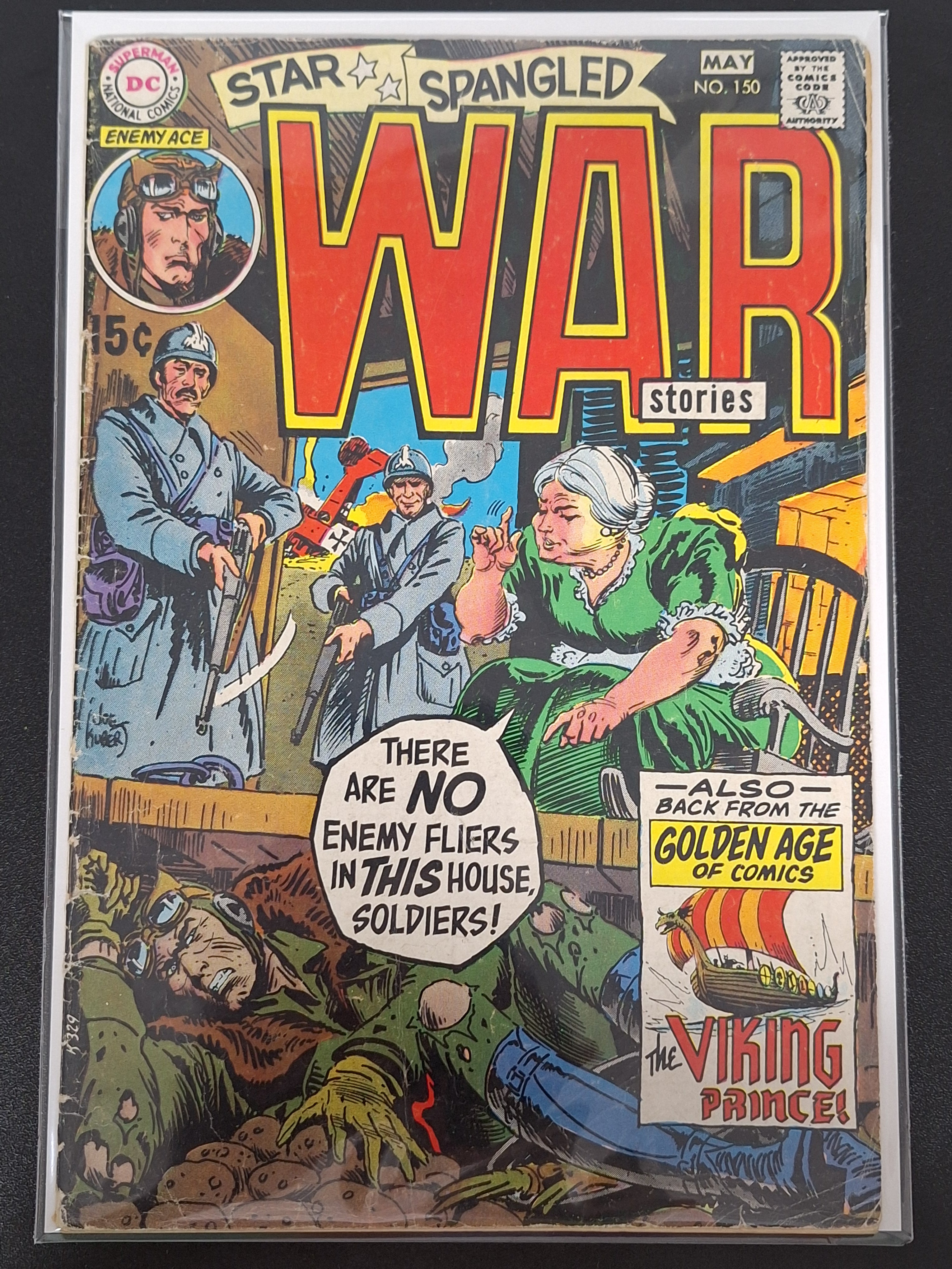 Star Spangled War Stories 150 DC 1970 Joe Kubert Cover
