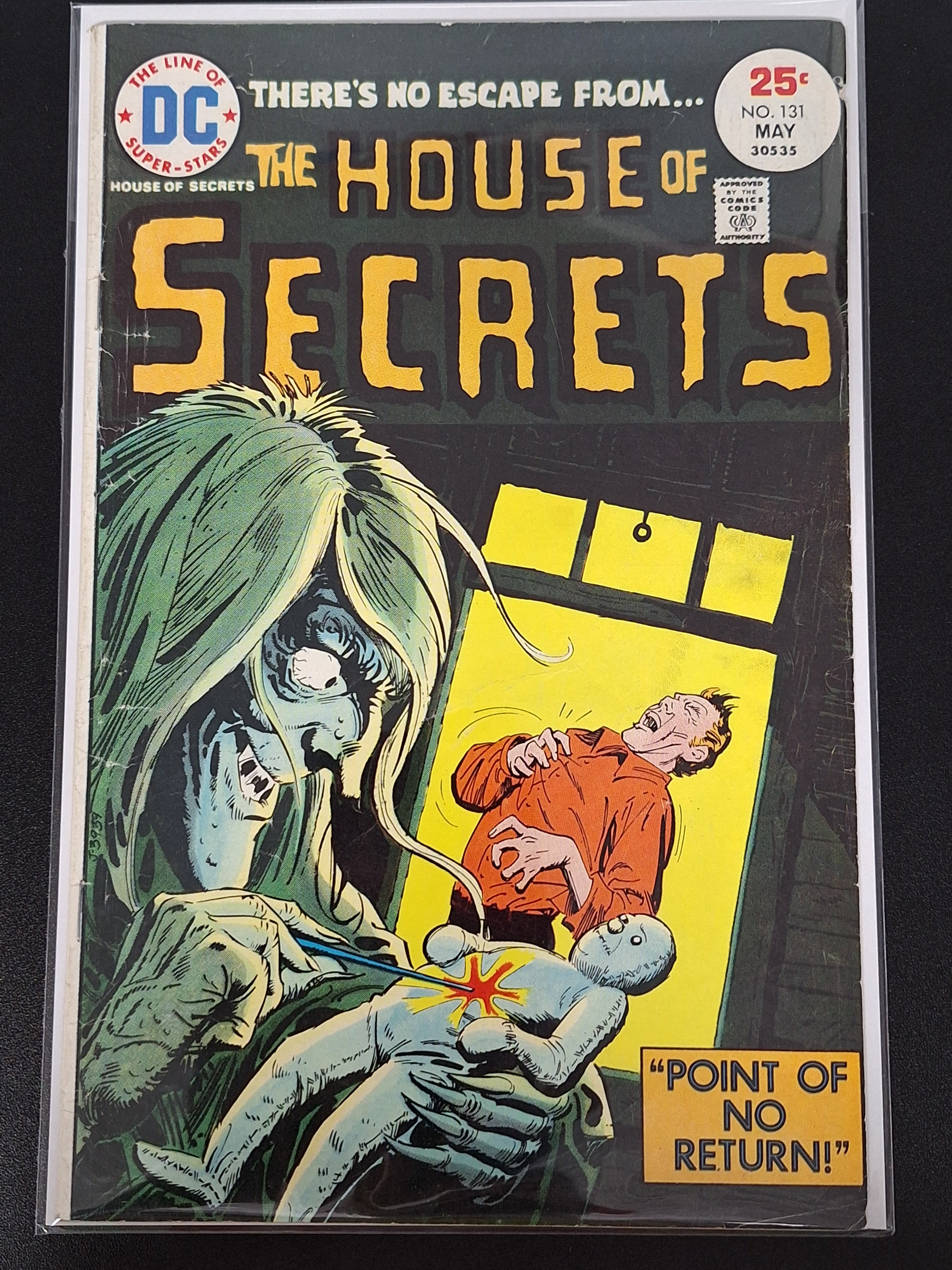 The House Of Secrets 131 DC 1975 Classic Voodoo Doll Cover