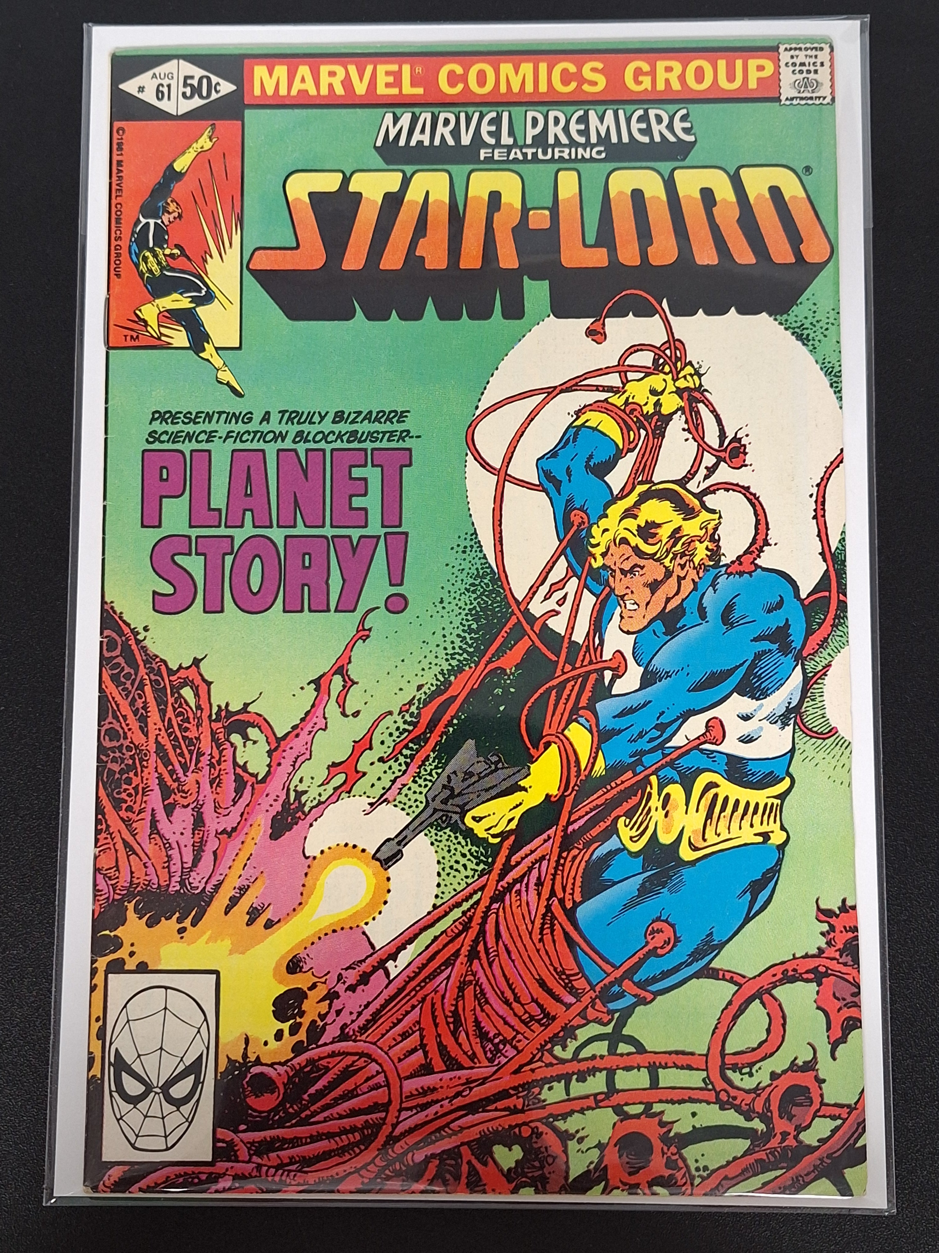 Marvel Premiere 61 Marvel 1981 Early Starlord, Final Issue of Series