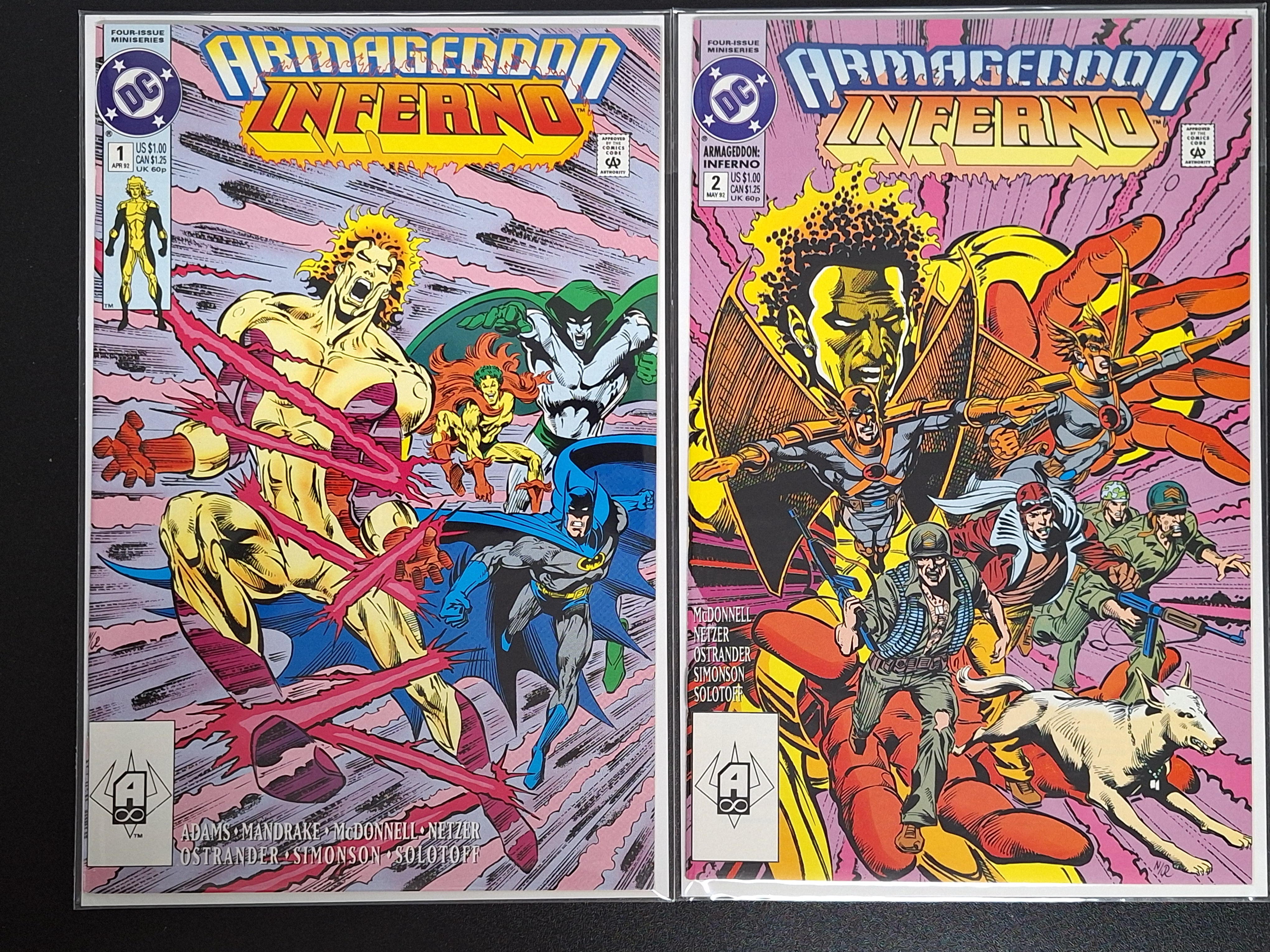 Armageddon Inferno 1 & 2 DC 1992