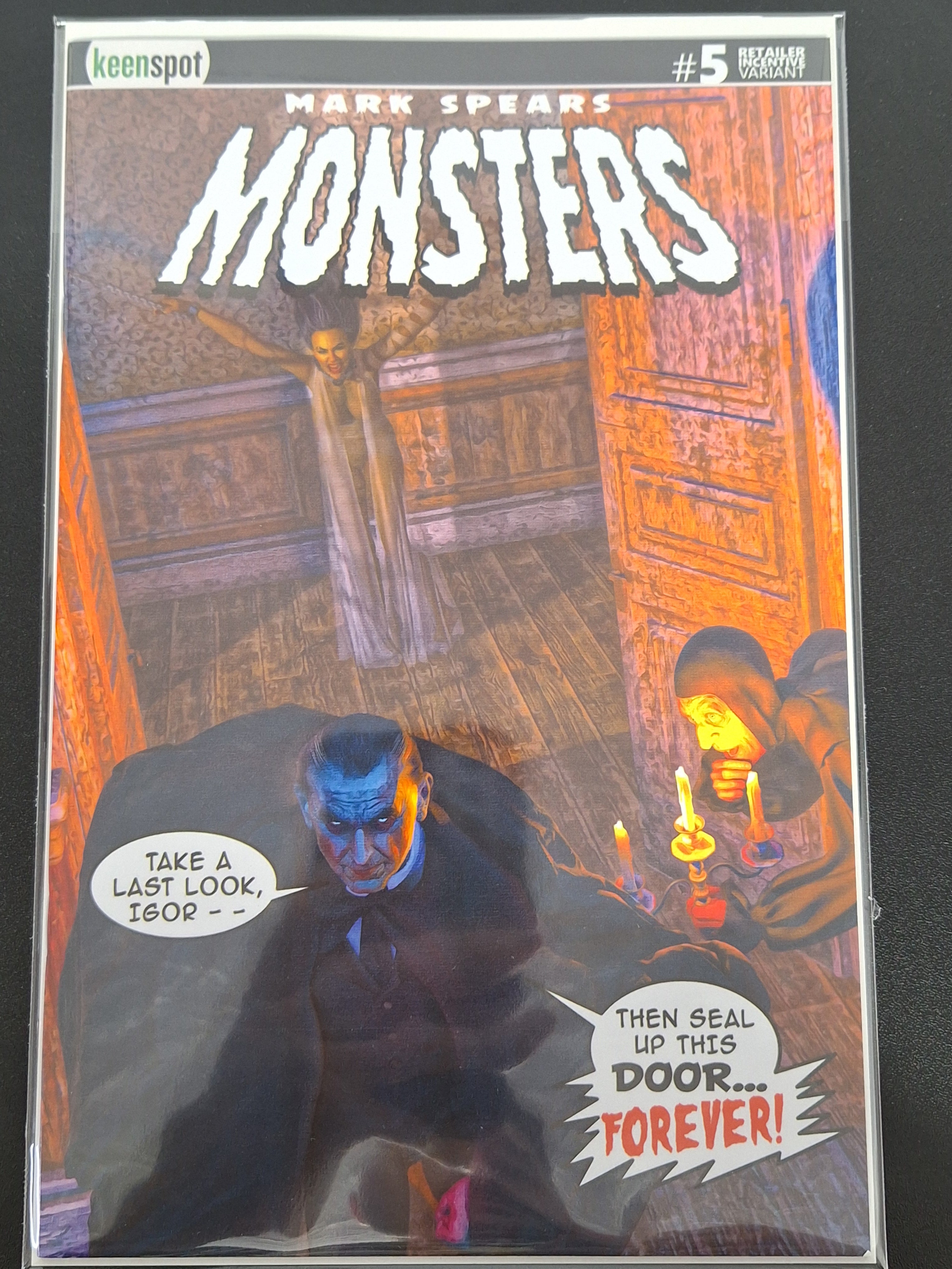 Mark Spears Monsters 5 Keenspot 2025 Batman 217 Homage 1:25 Variant