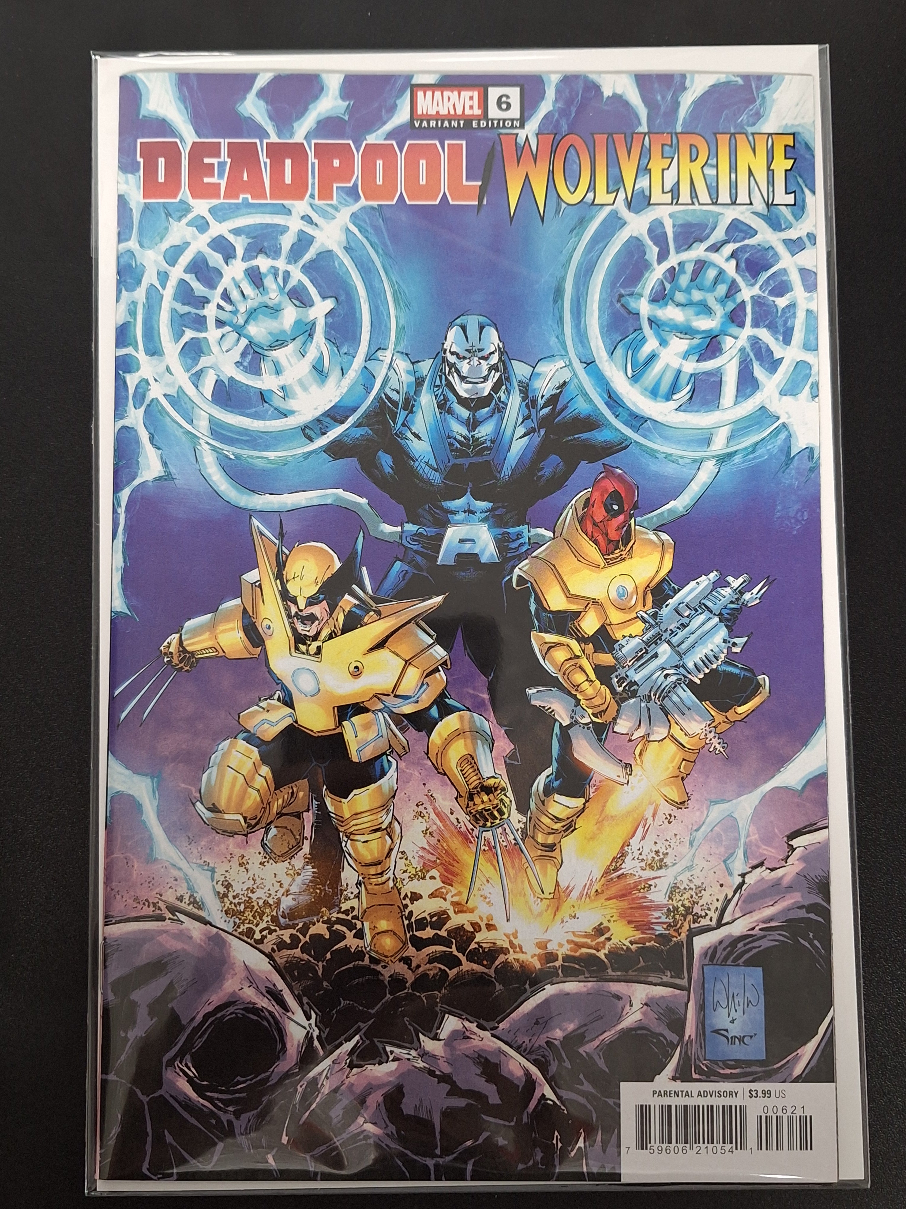 Deadpool / Wolverine 6 Marvel 2025 Spoiler Variant Cover