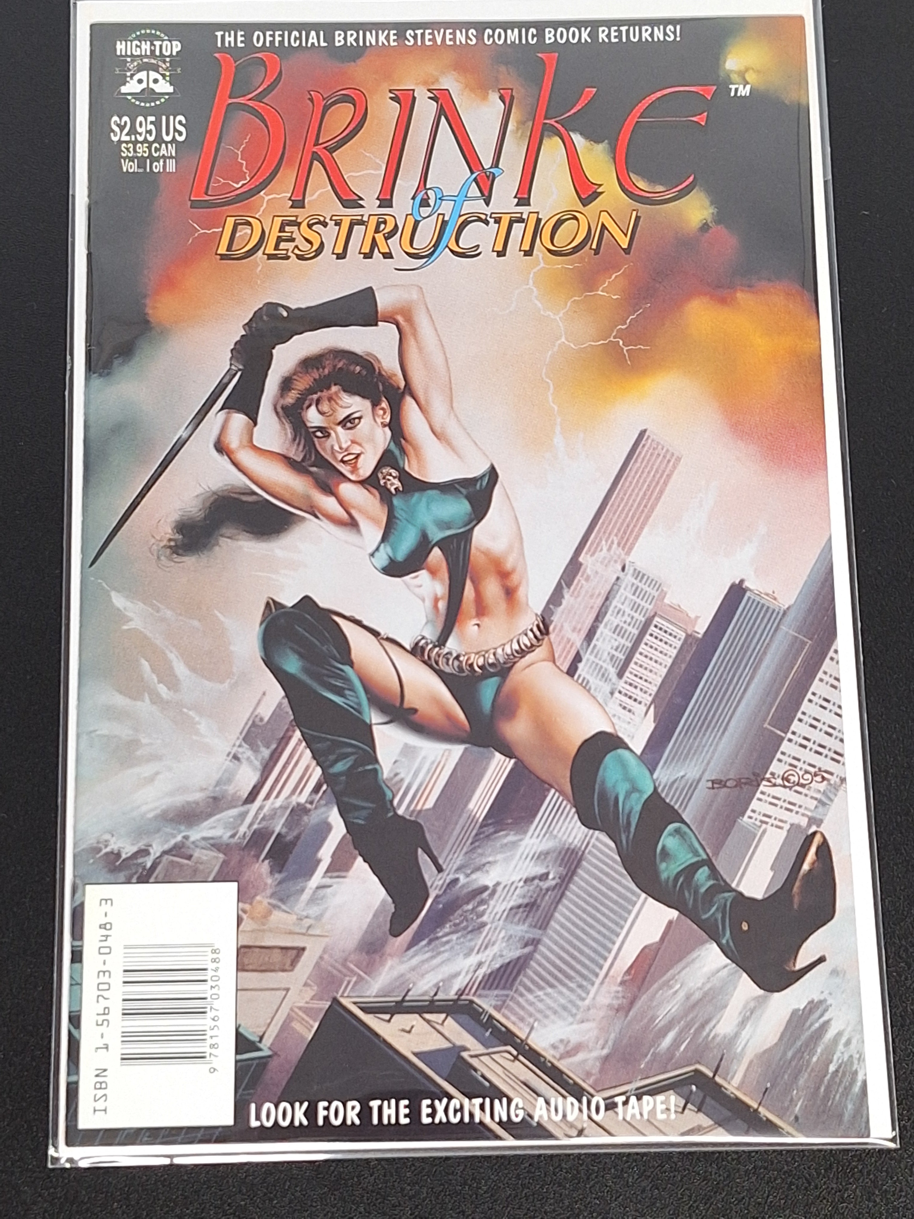 Brinke Of Destruction 1 High Top Comics 1995 Boris Vallejo Cover