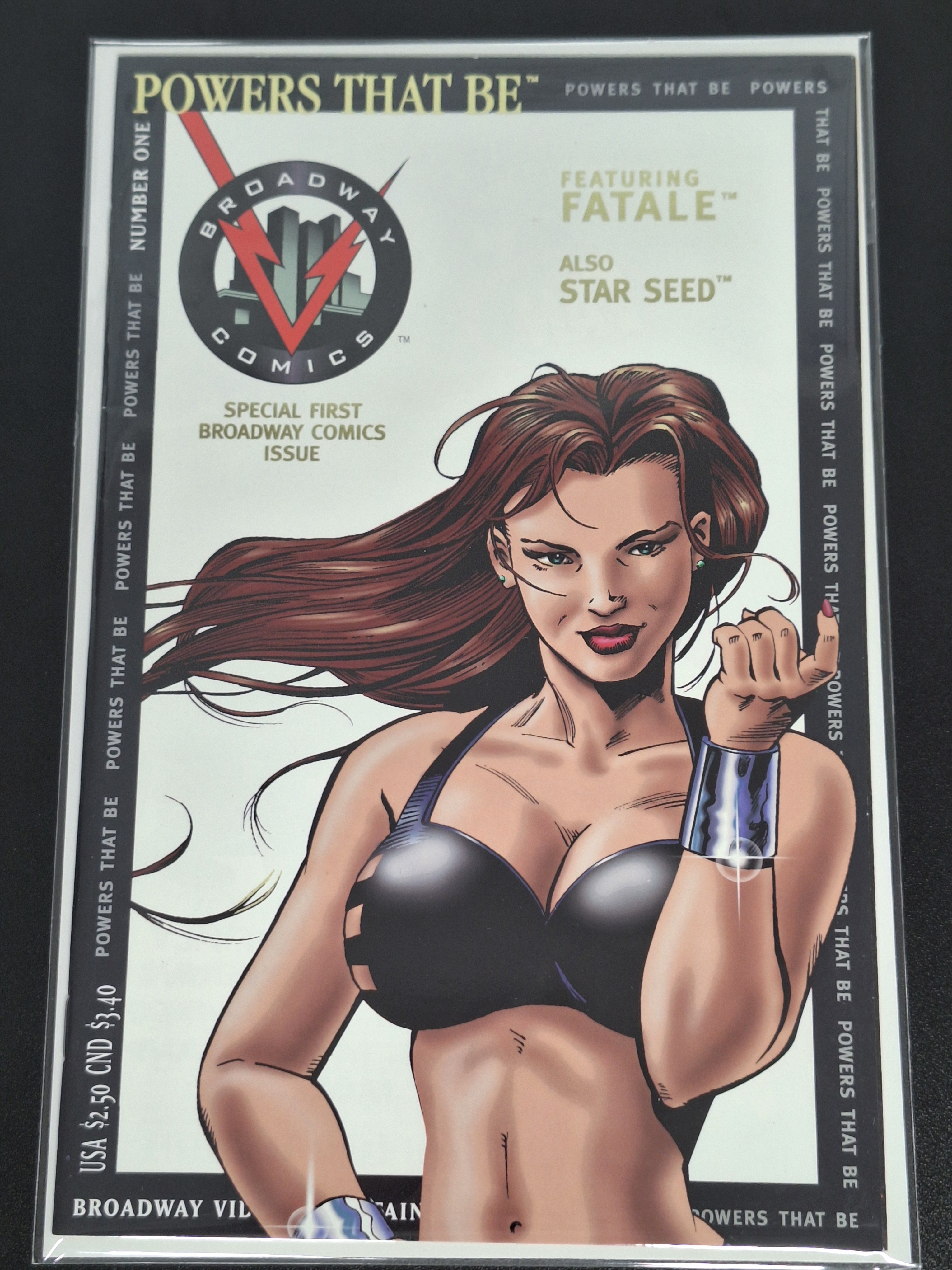 Powers That Be 1 Broadway Comics 1991 Special Fist Broadway Comics Issue, Foil