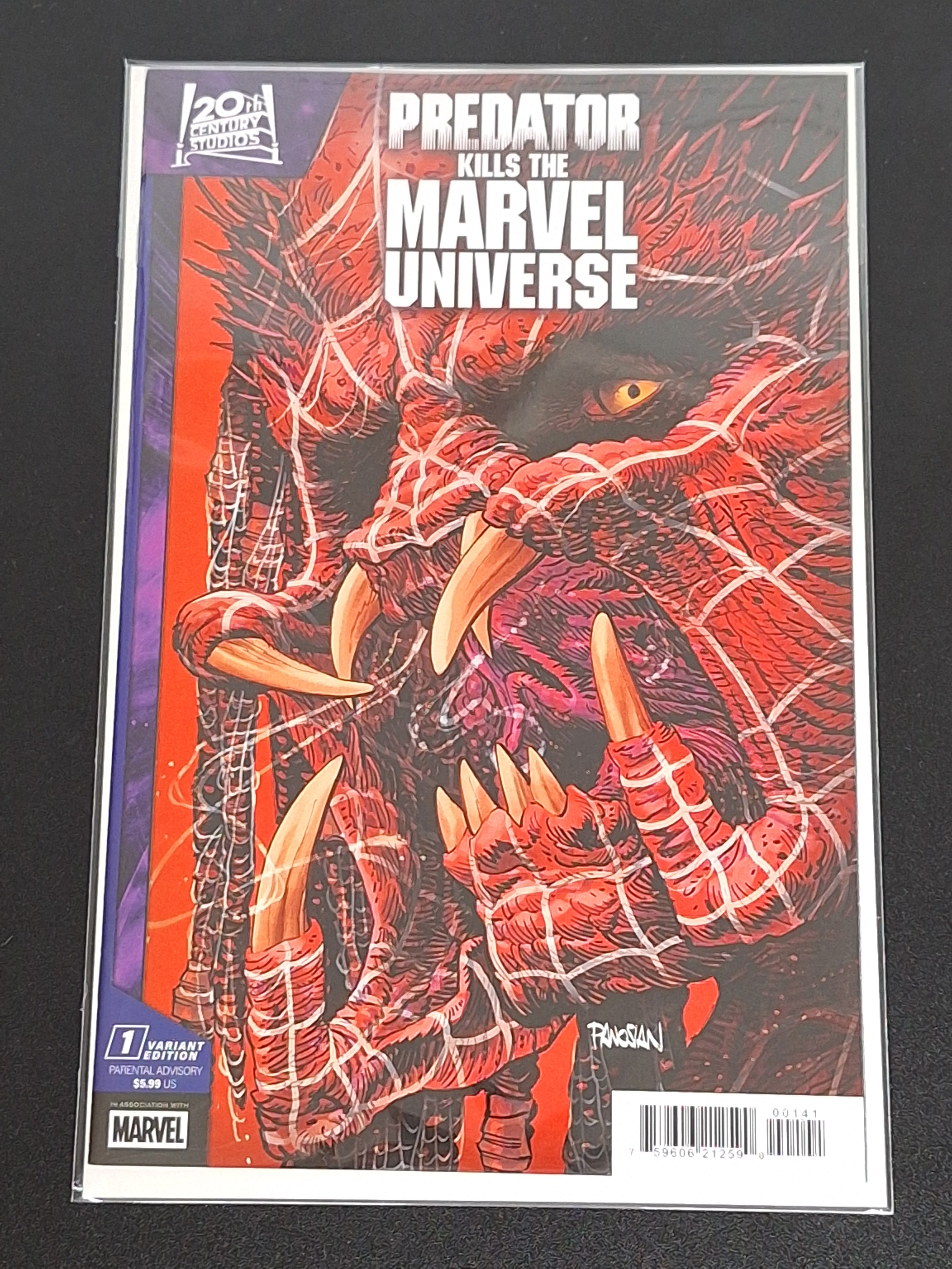 Predator Kills The Marvel Universe 1 Marvel 2025 Dan Panosian Variant