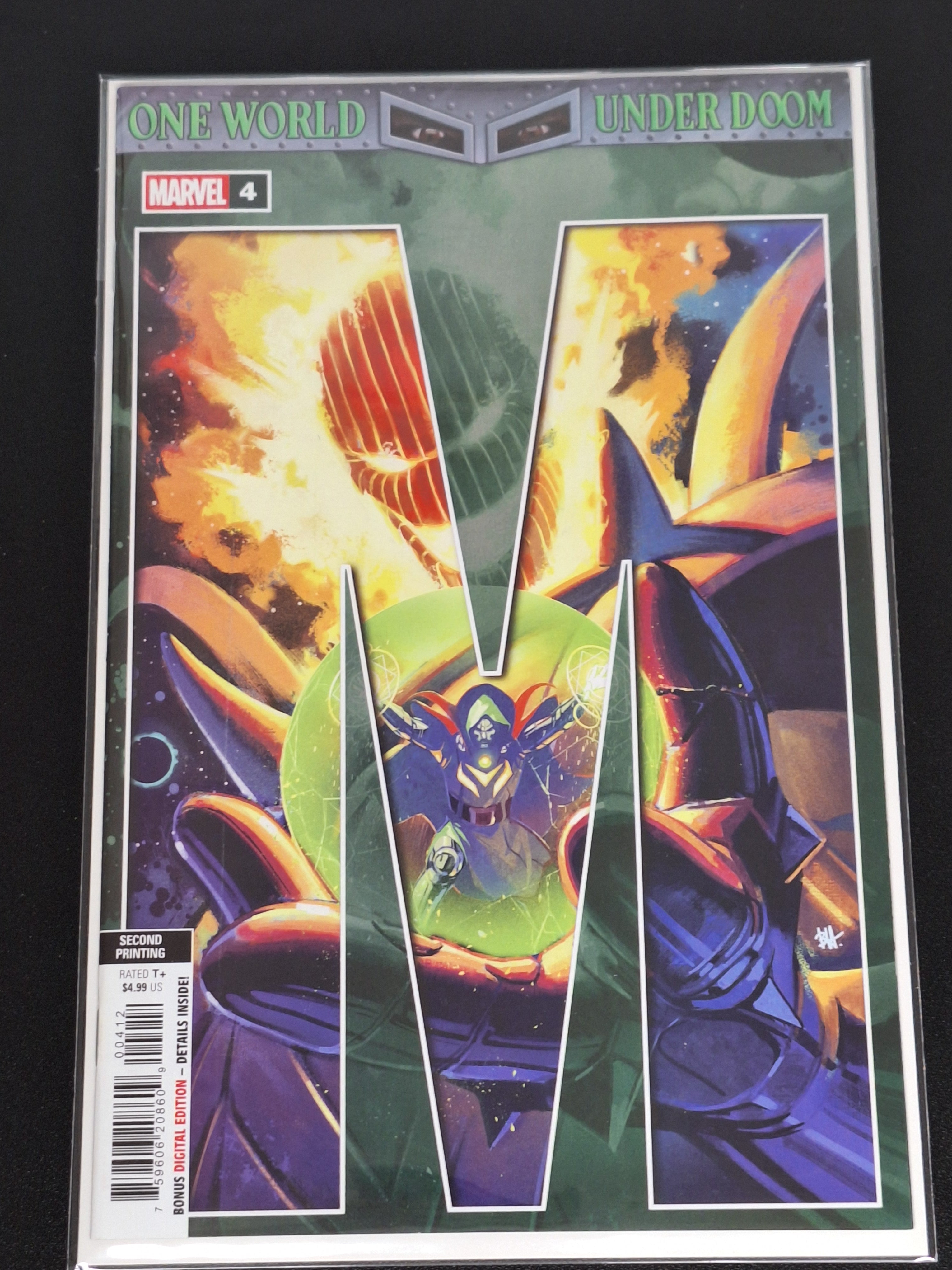 One World Under Doom 4 Marvel 2025 Second Printing Variant
