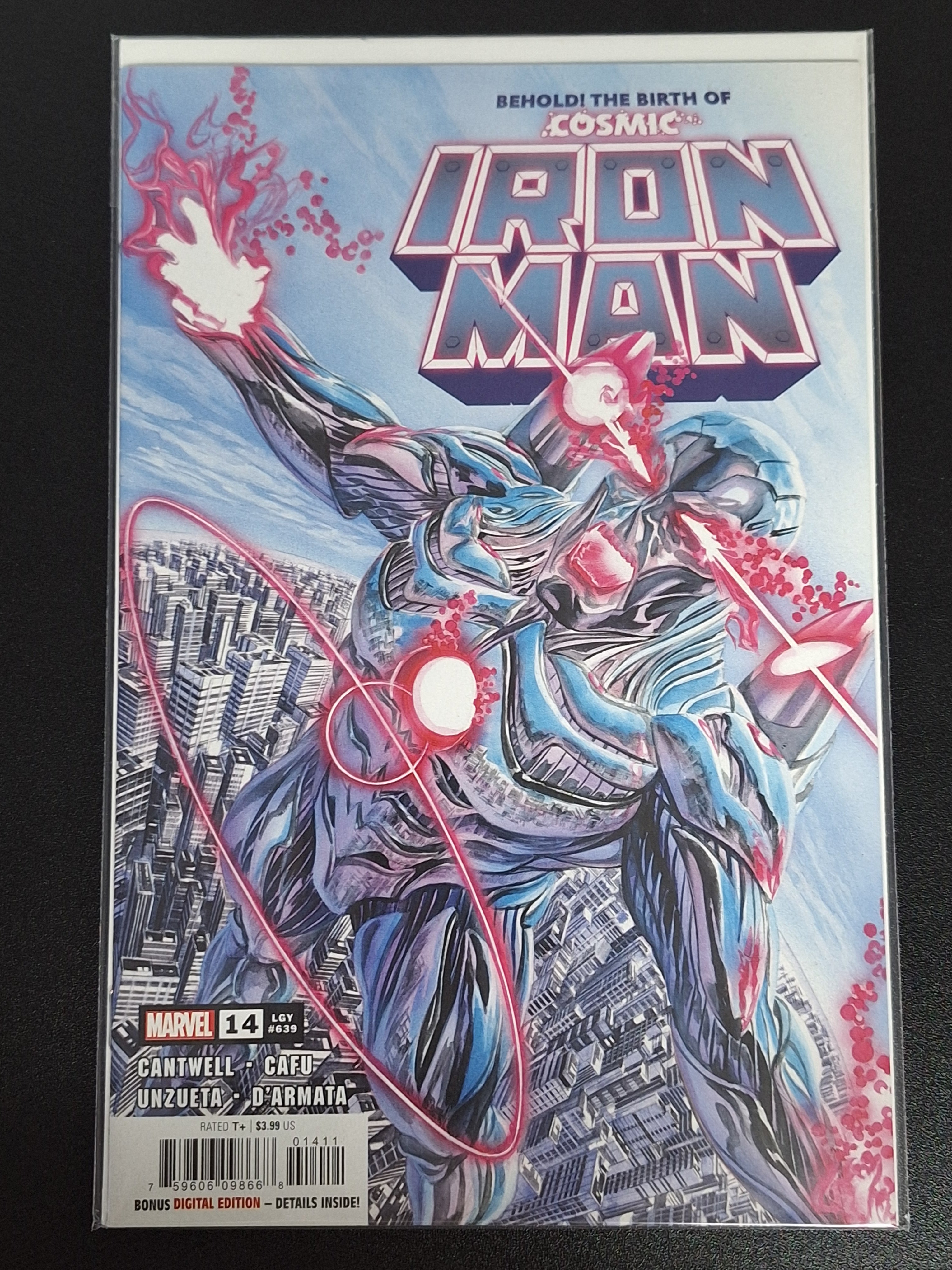 Iron Man 14 Marvel 2021 Cover A Alex Ross 1st Cosmic Iron Man