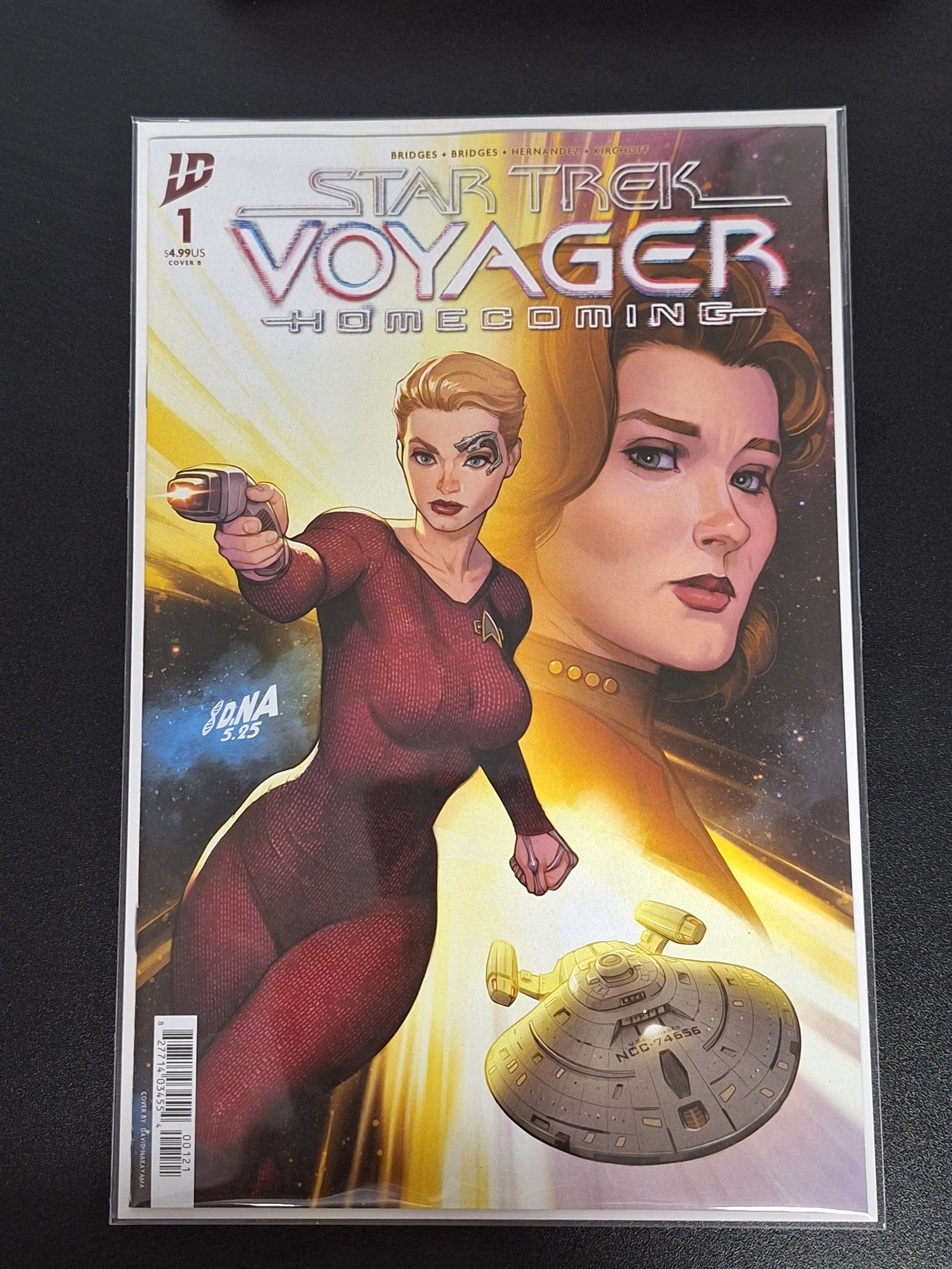 Star Trek Voyage Homecoming 1 IDW 2025 David Nakayama Cover B