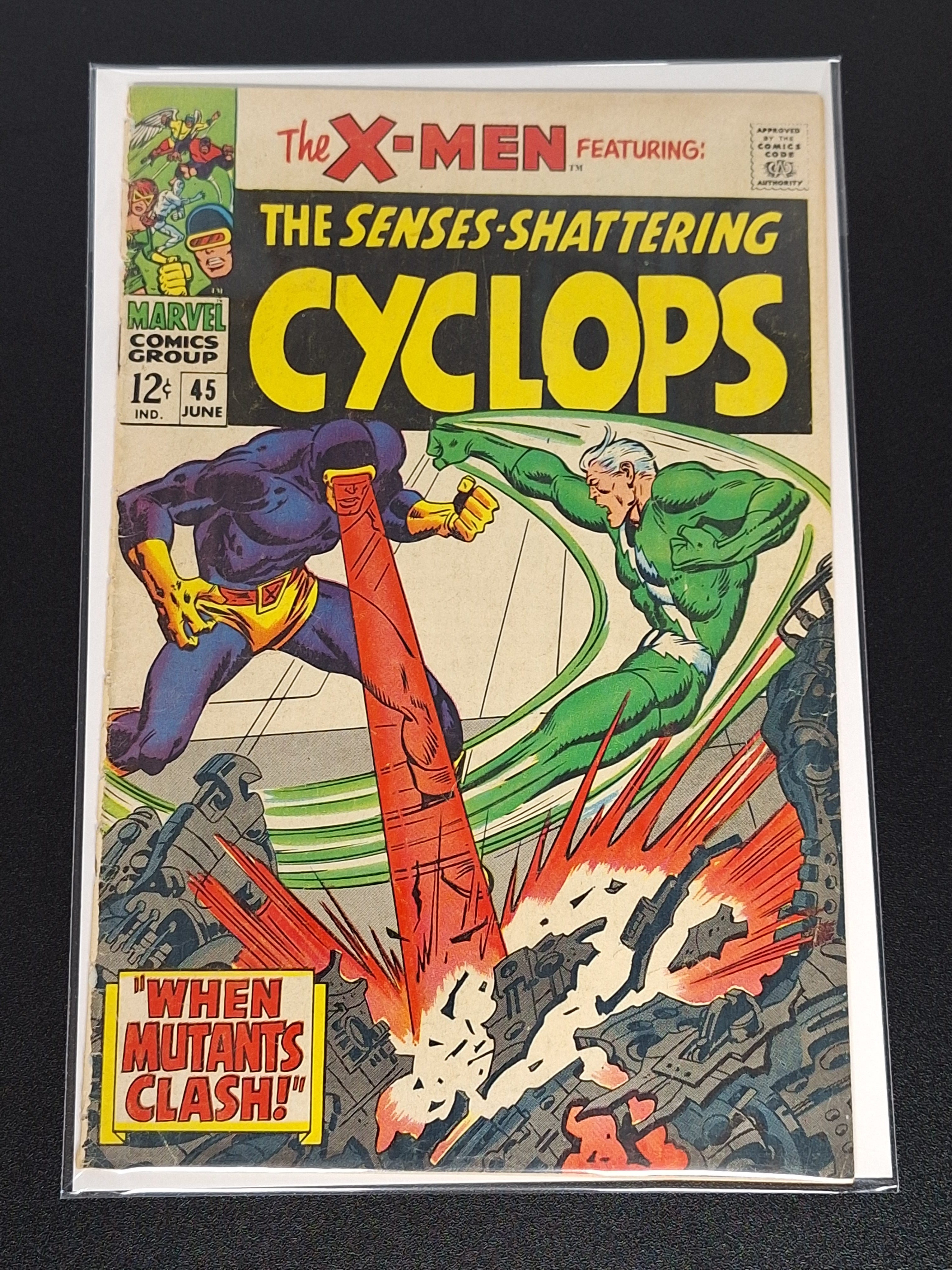 X-Men 45 marvel 1968 Silver Age, The Origin of Iceman