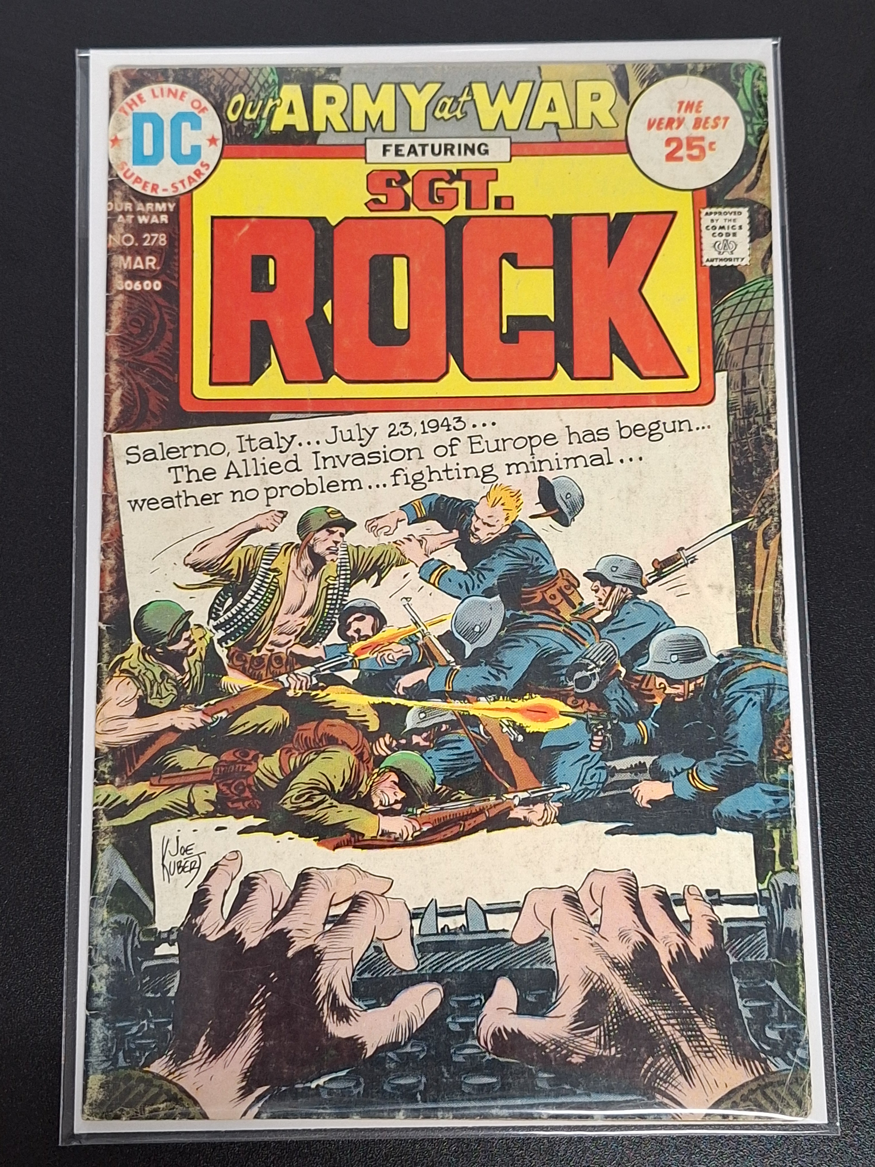 Our Army At War 278 DC 1975 Joe Kubert Cover