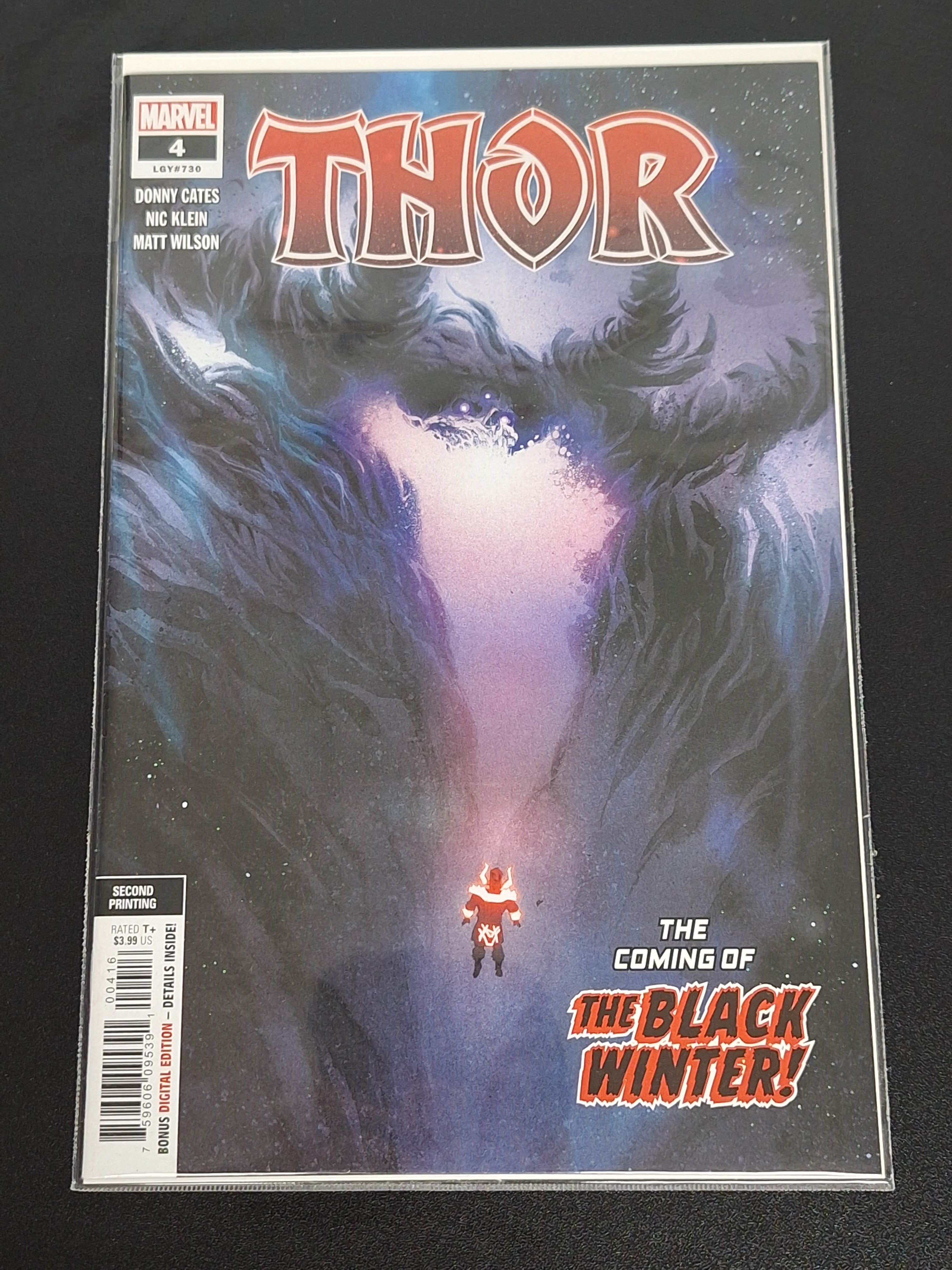 Thor 4 Marvel 2020 2nd Printing 1st Black Winter
