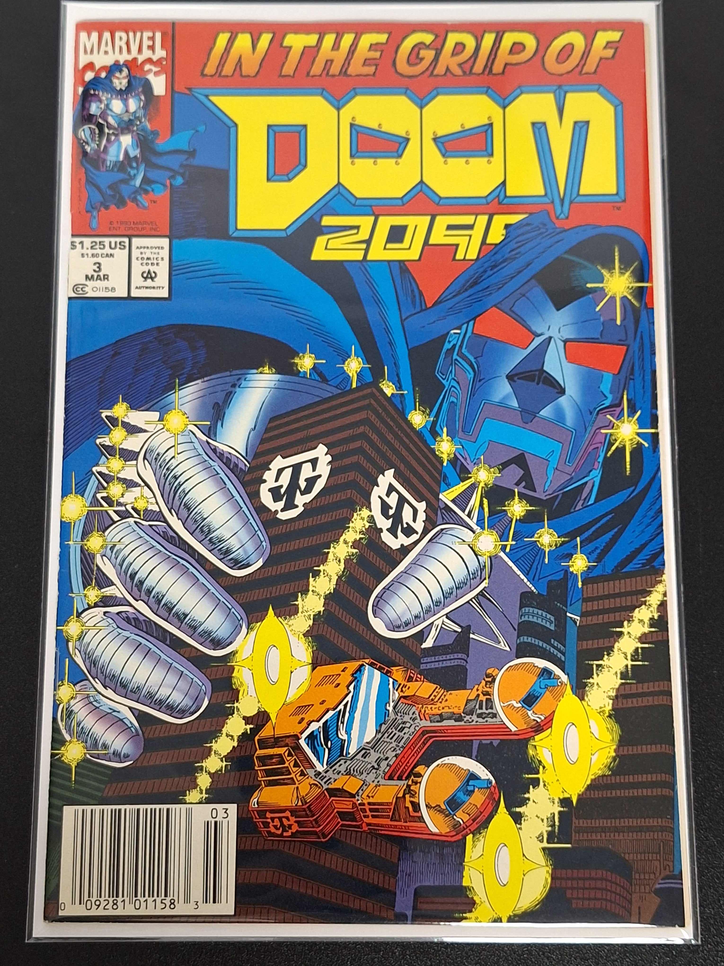 Doom 2099 #3 Marvel 1993 Newsstand Edition