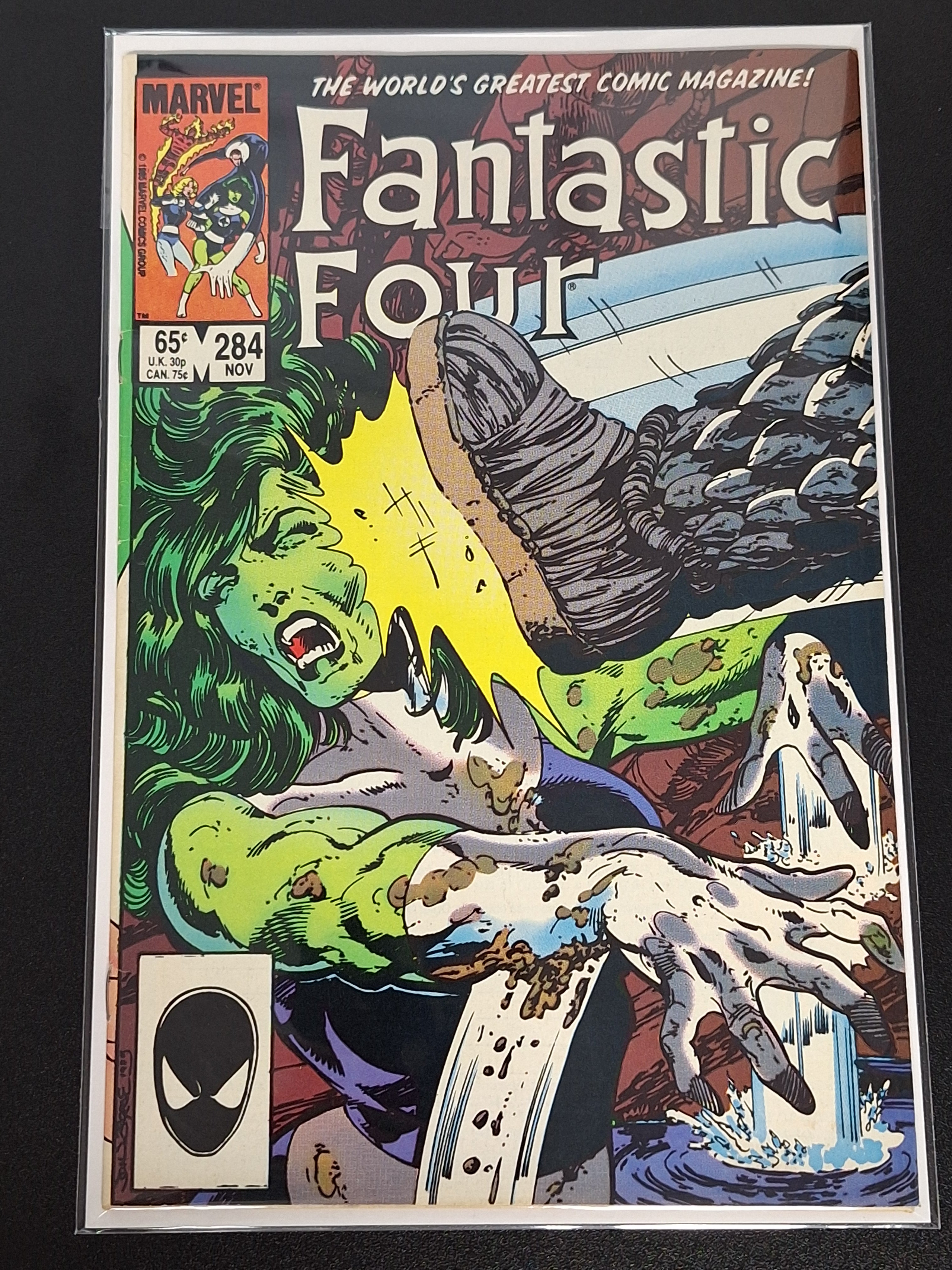 Fantastic Four 284 Marvel 1985 Invisible Girl Becomes The Invisible Woman