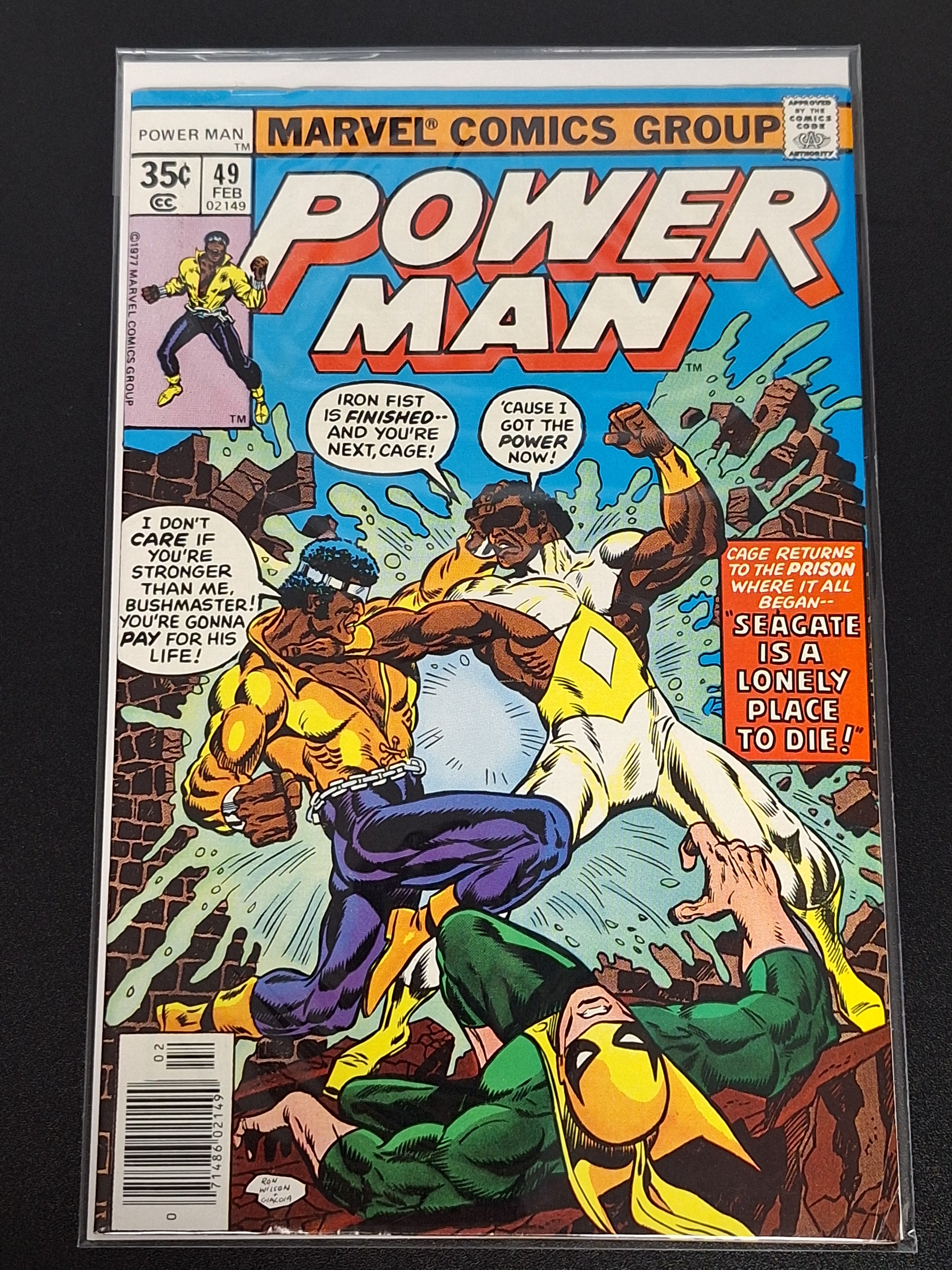 Power Man 49 Marvel 1978 Final Issue Of Self Titled Series