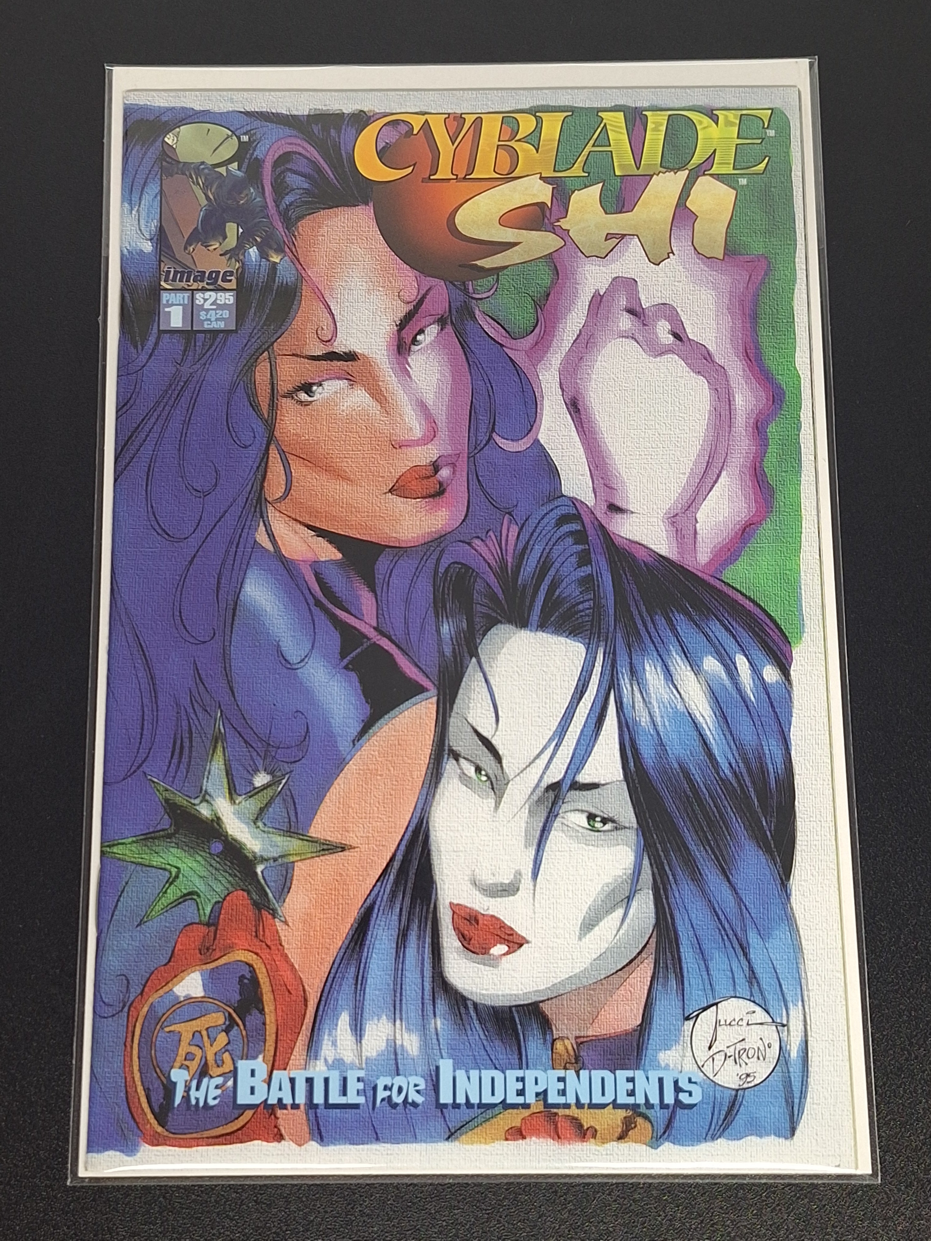 Cyblade/Shi: The Battle For Independents 1 Image Comics 1995 1st Witchblade Scarce Variant