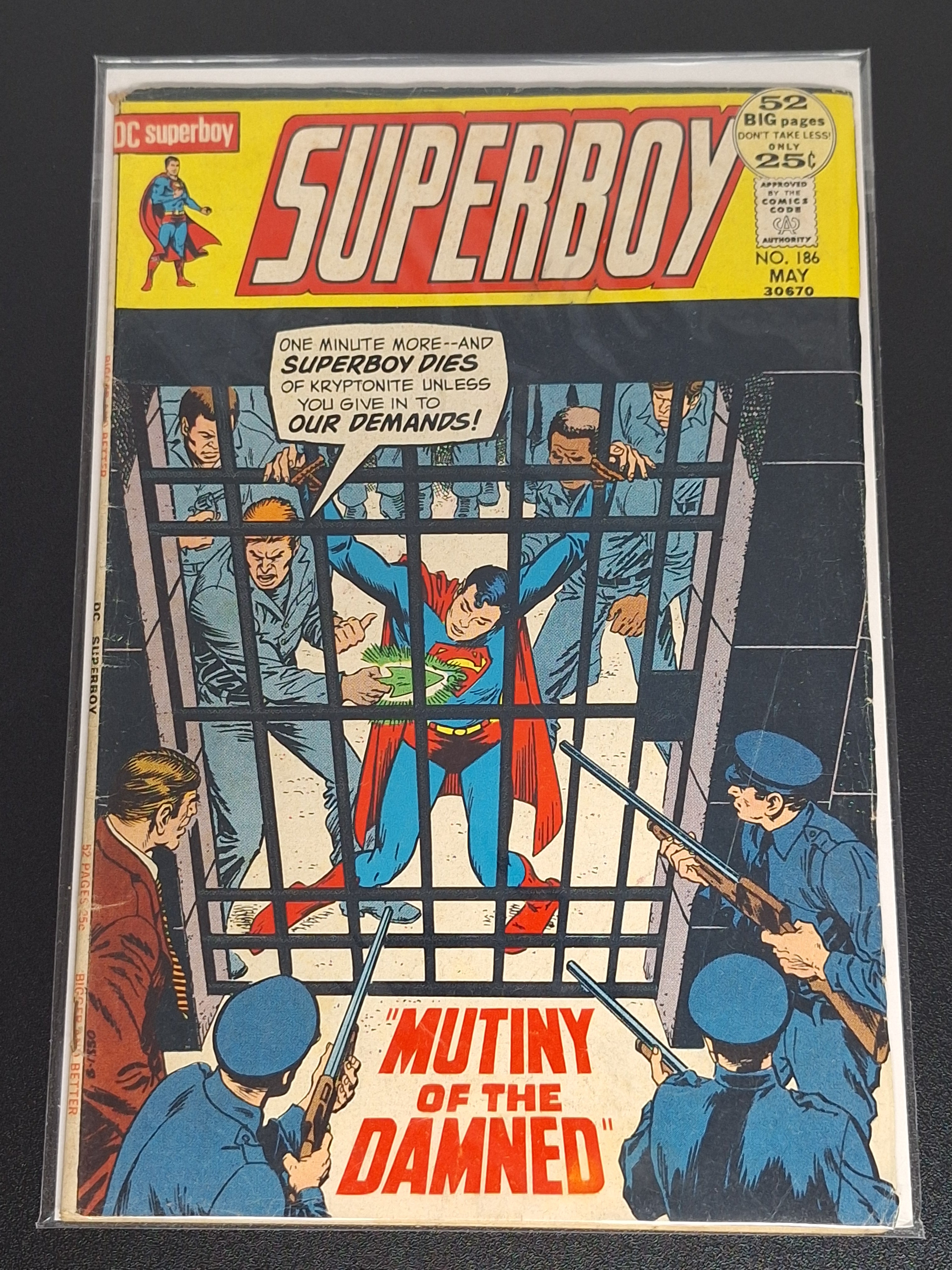 Superboy 186 DC 1972 Nick Cardy Bondage Cover