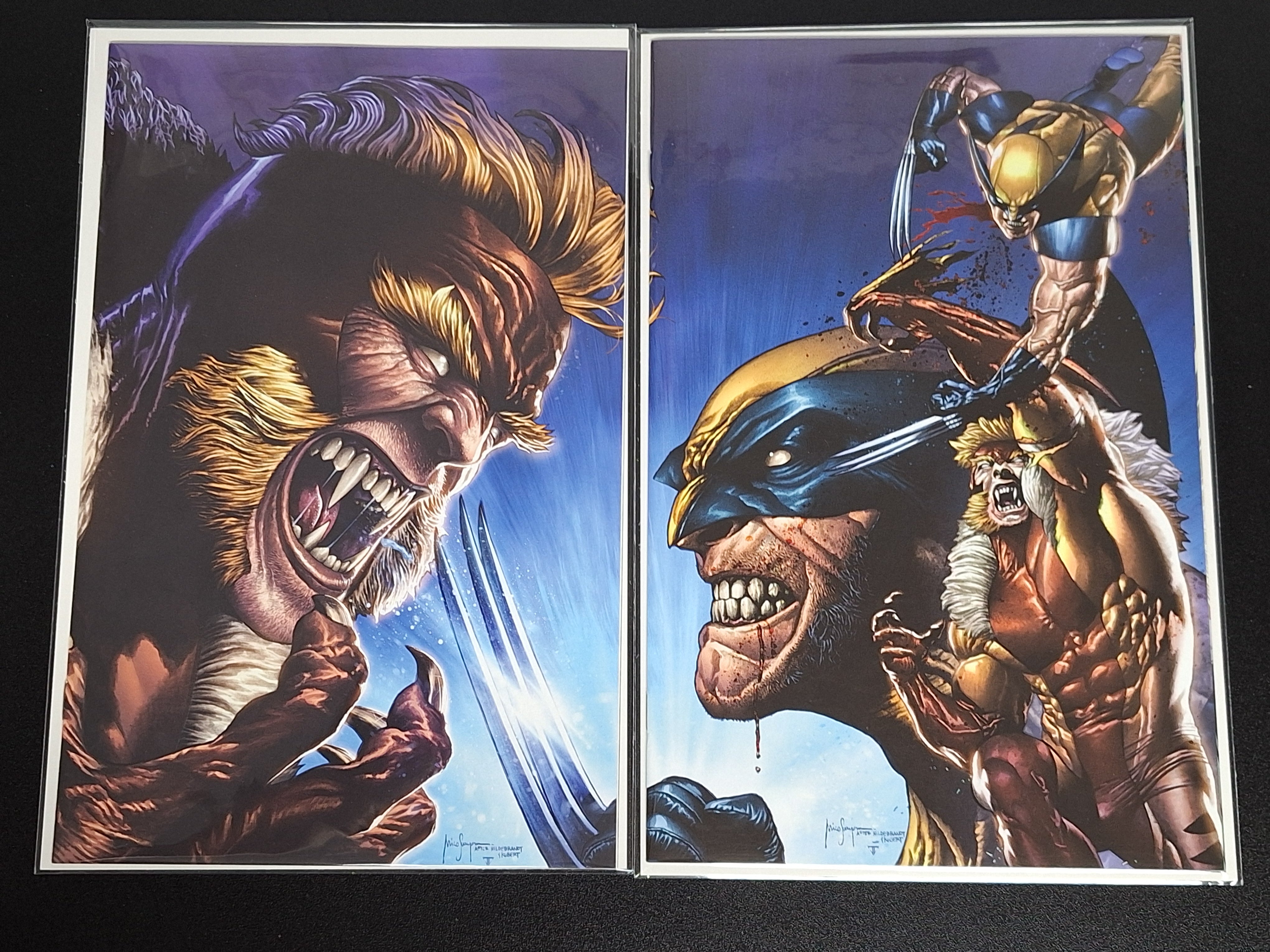 Wolverine 46 & 47 Mico Suayan Virgin Exclusive Connecting Variants - Limited to 1000 Copies