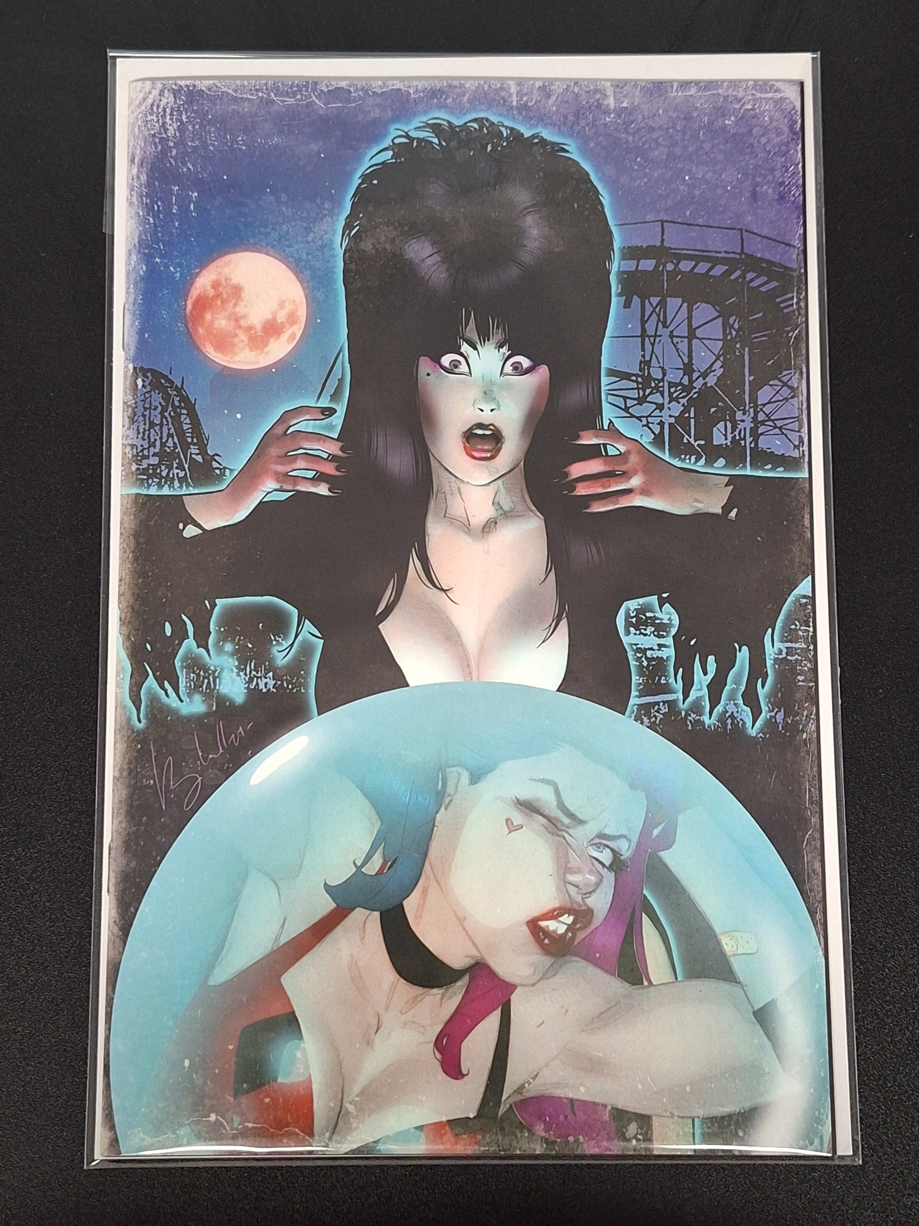 Harley Quinn x Elvira 1 Dynamite 2025 Ben Caldwell 1:10 Virgin Variant