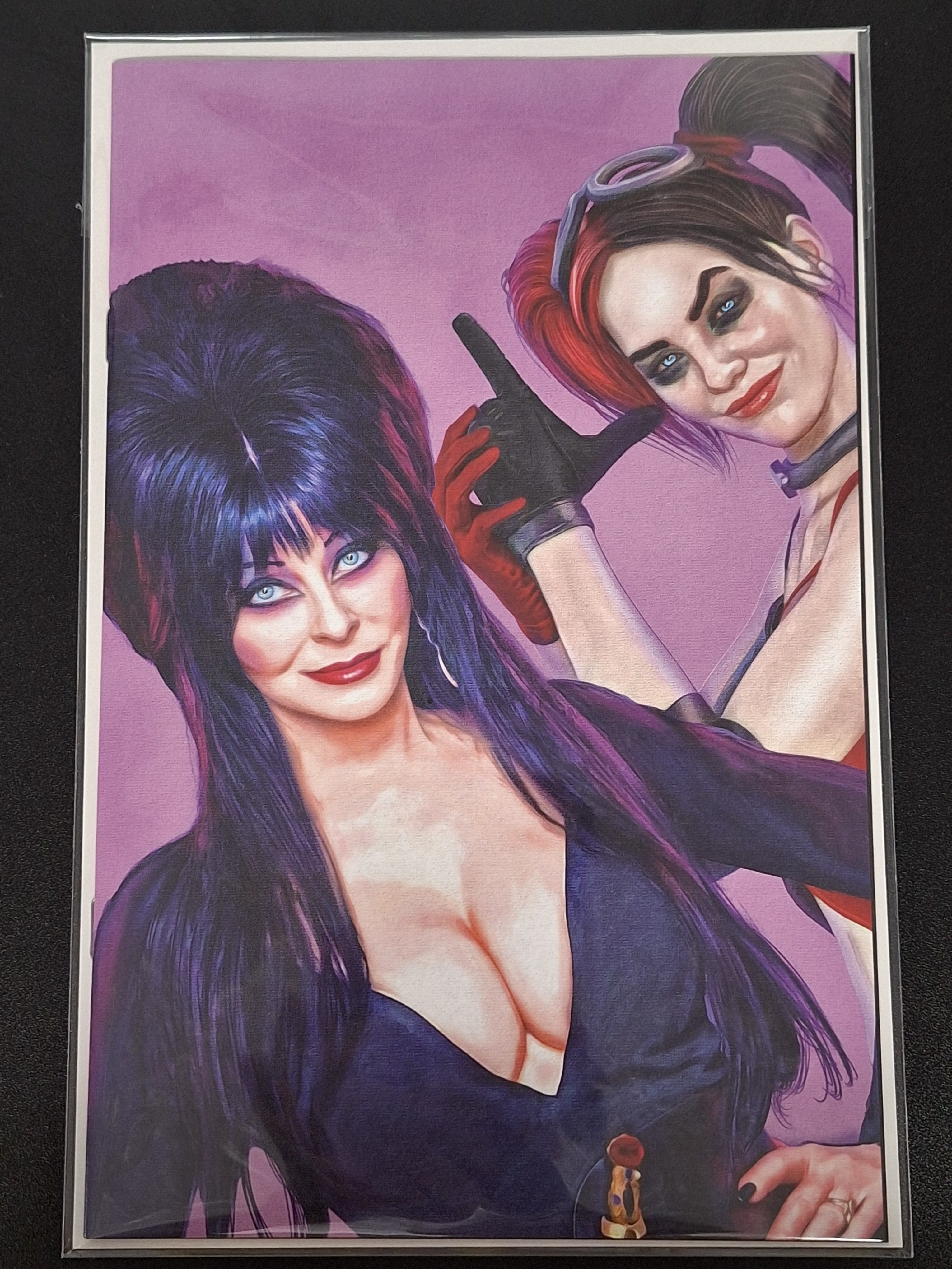 Harley Quinn x Elvira 1 Dynamite 2025 Mark Spears 1:15 Virgin Variant