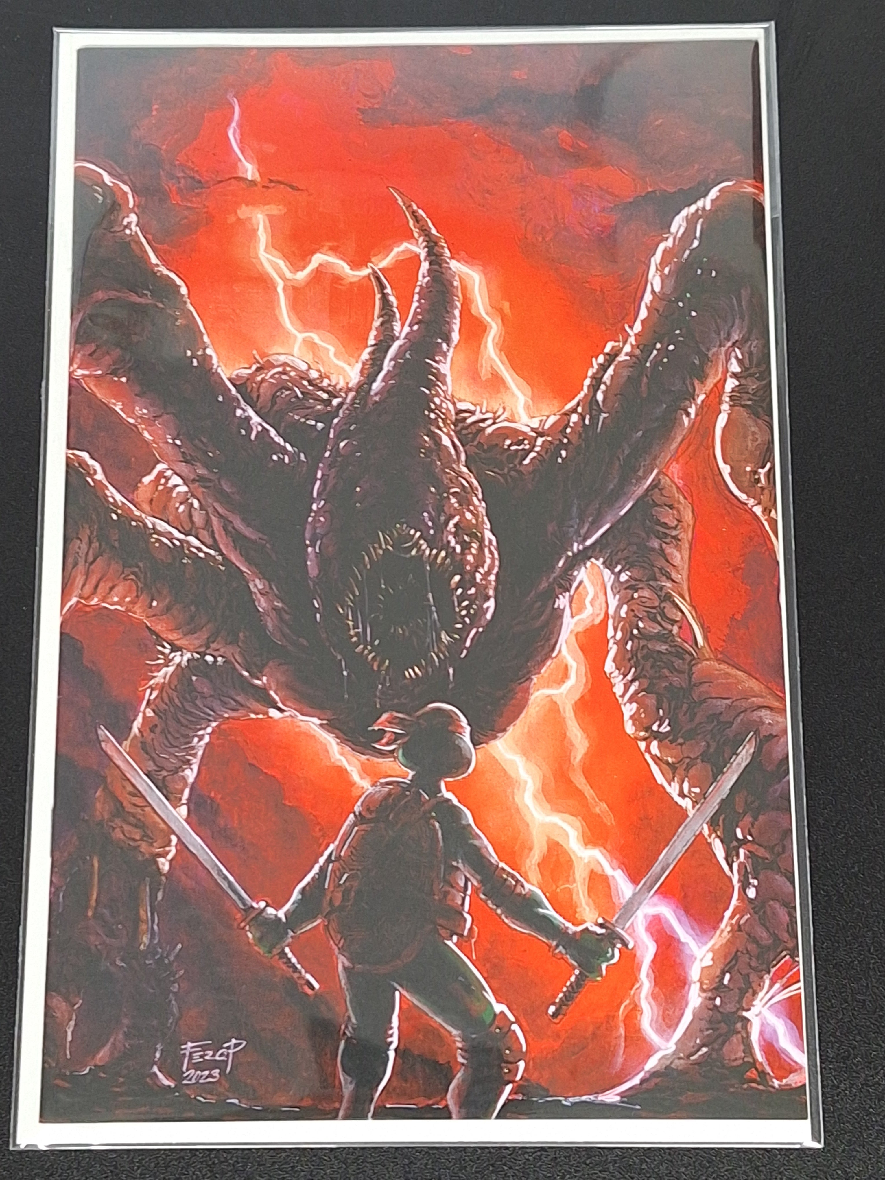 TMNT x Stranger Things 4 IDW 2023 Retailer Incentive 1:25 Virgin Variant