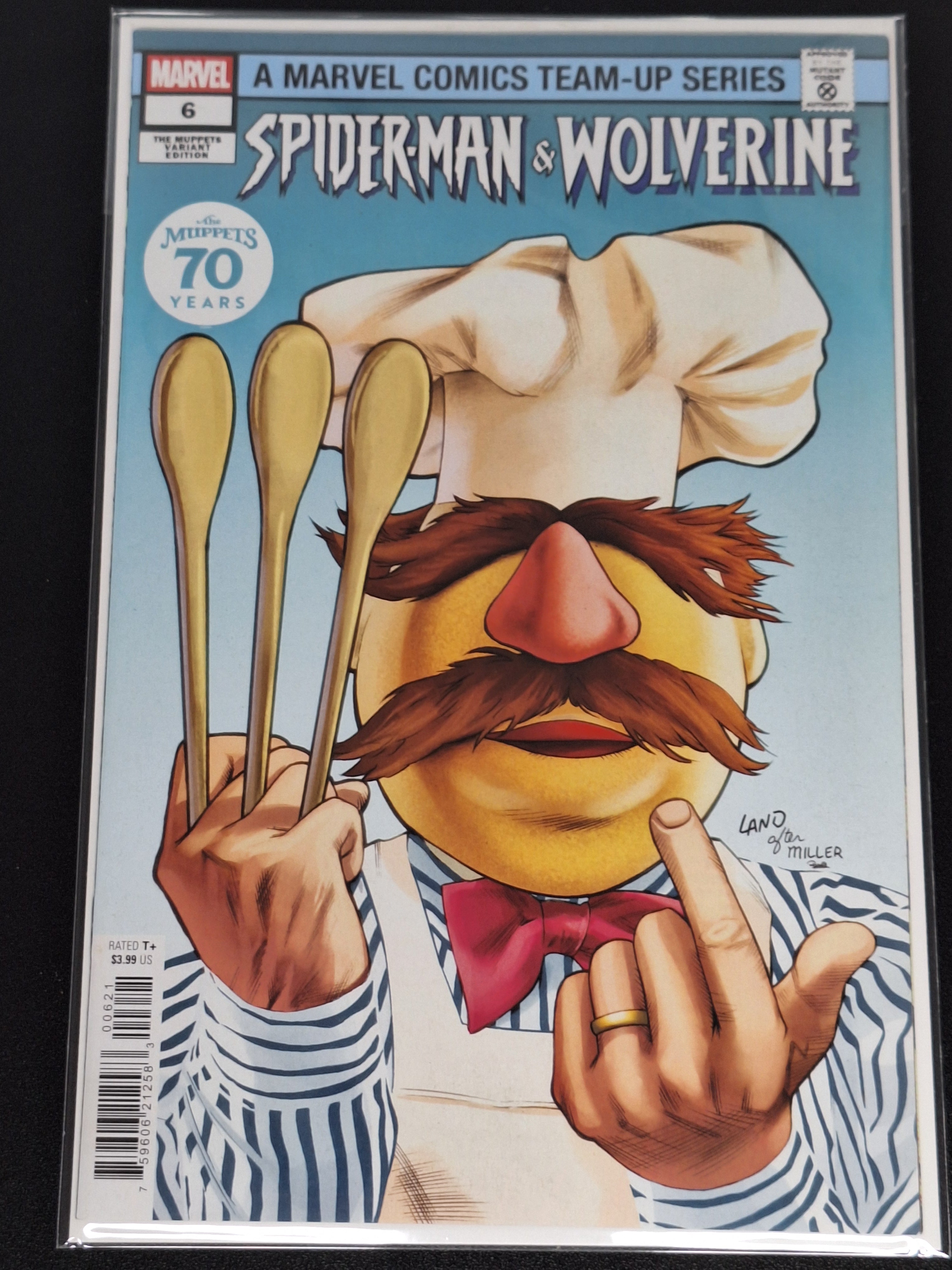 Spider-Man & Wolverine 6 Marvel 2025 Greg Land Muppets Variant