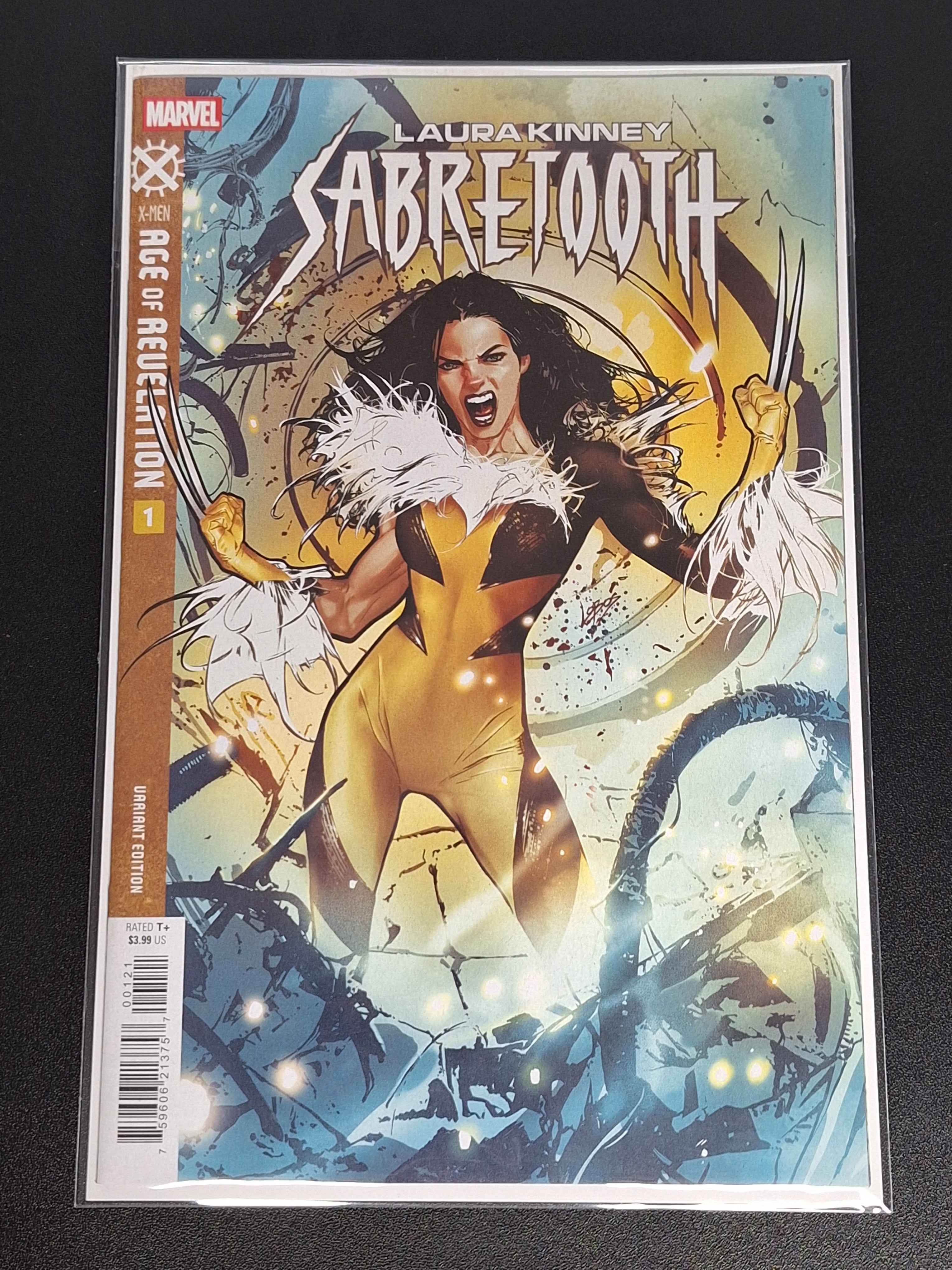 Laura Kinney: Sabertooth 1 Marvel 2025 1st App as Sabertooth Lobos Variant