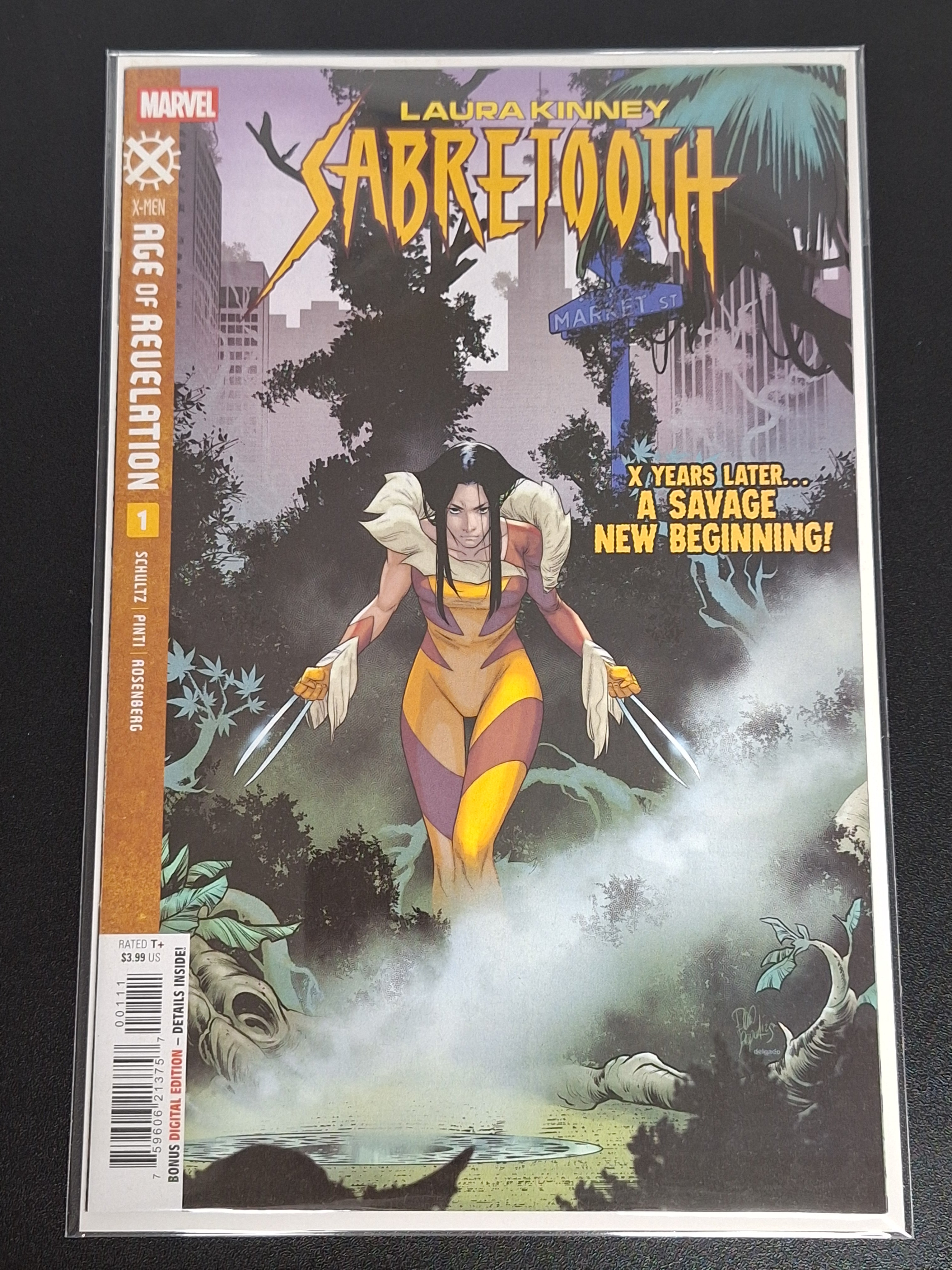 Laura Kinney: Sabertooth 1 Marvel 2025 Cover A 1st App as Sabertooth