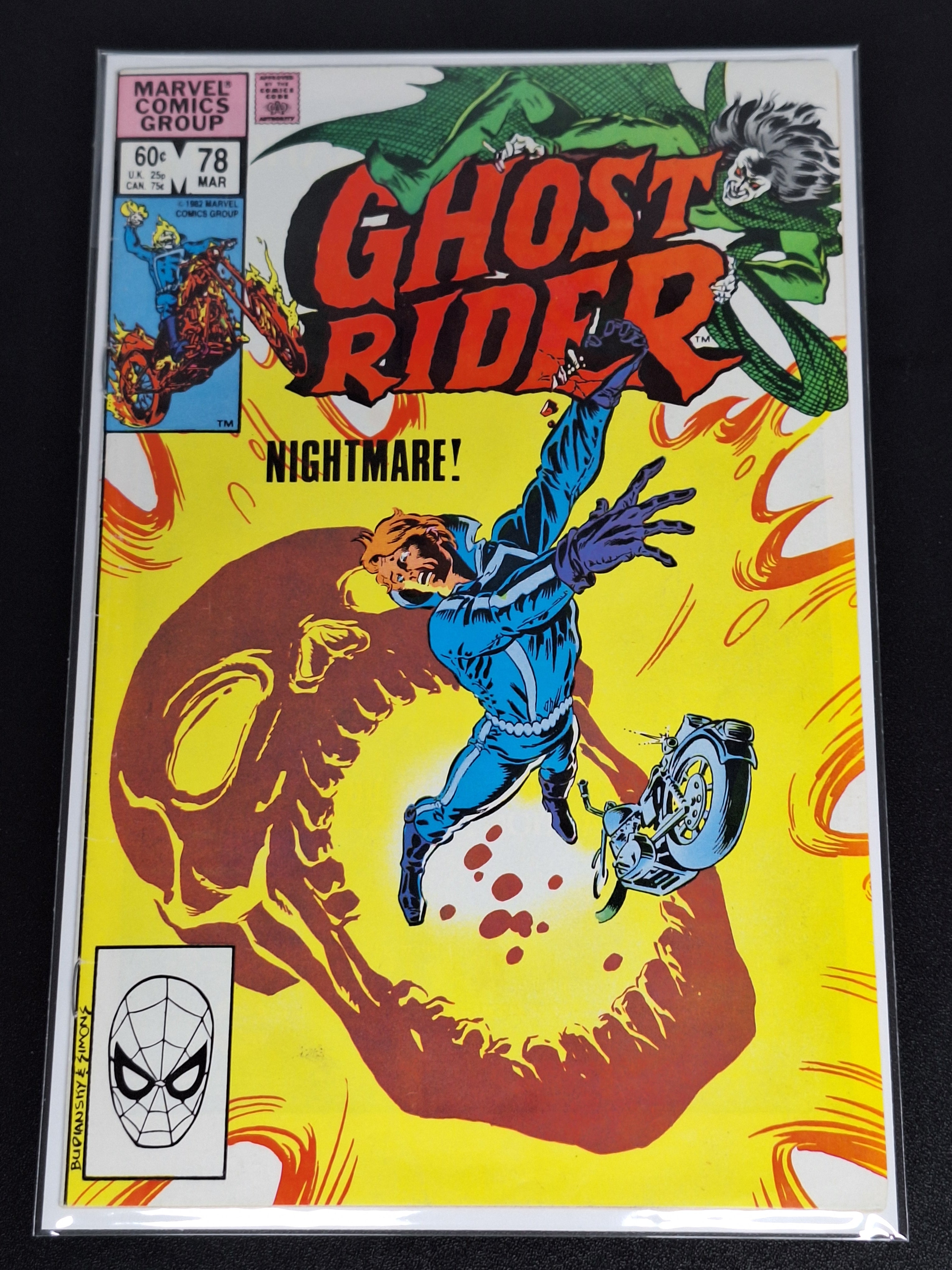 Ghost Rider 78 Marvel 1983 vs Nightmare