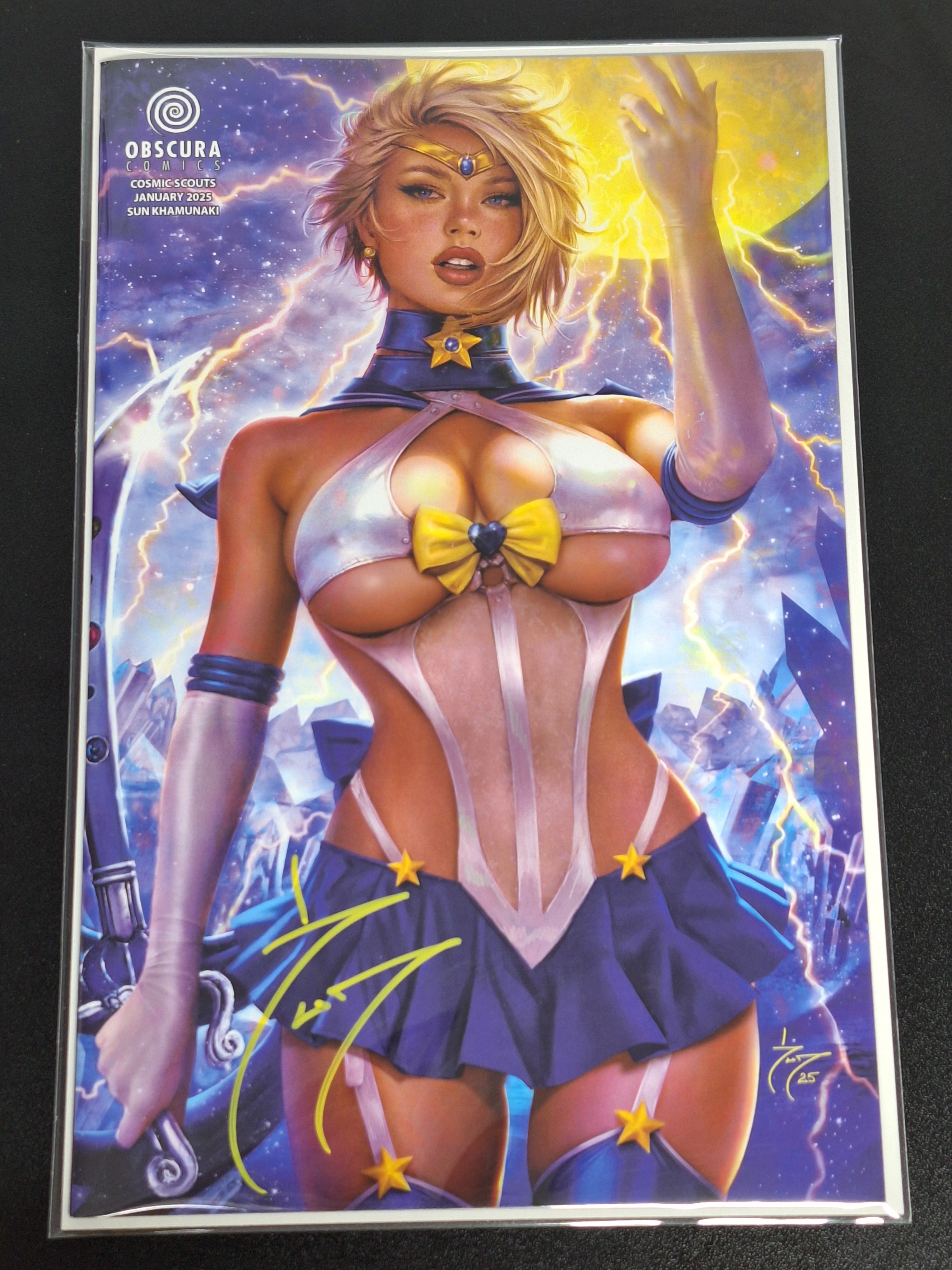 Becca Boo 1 Obscura Comics Sun Khamunaki Minimal Exclusive Signed With COA