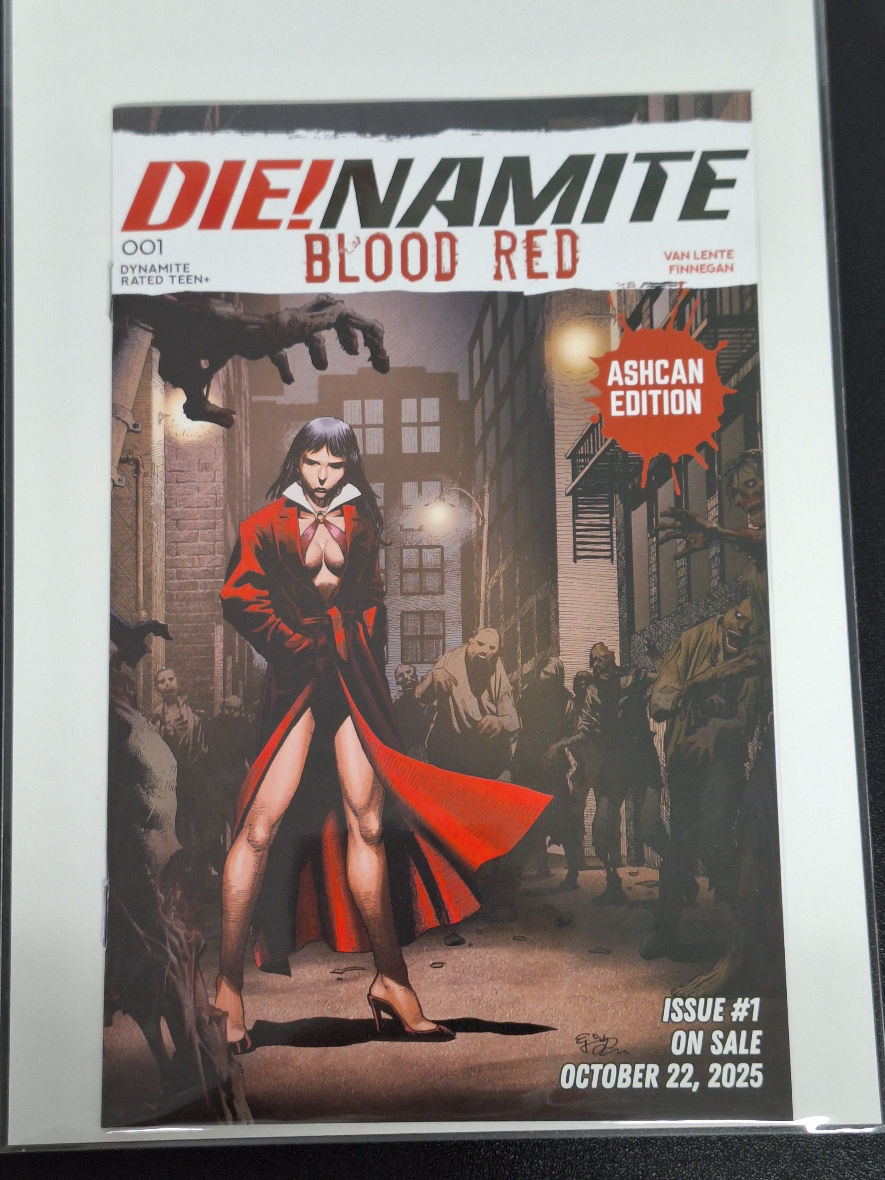 Die!namite Blood Red 1 Dynamite 2025 Ashcan Preview Edition