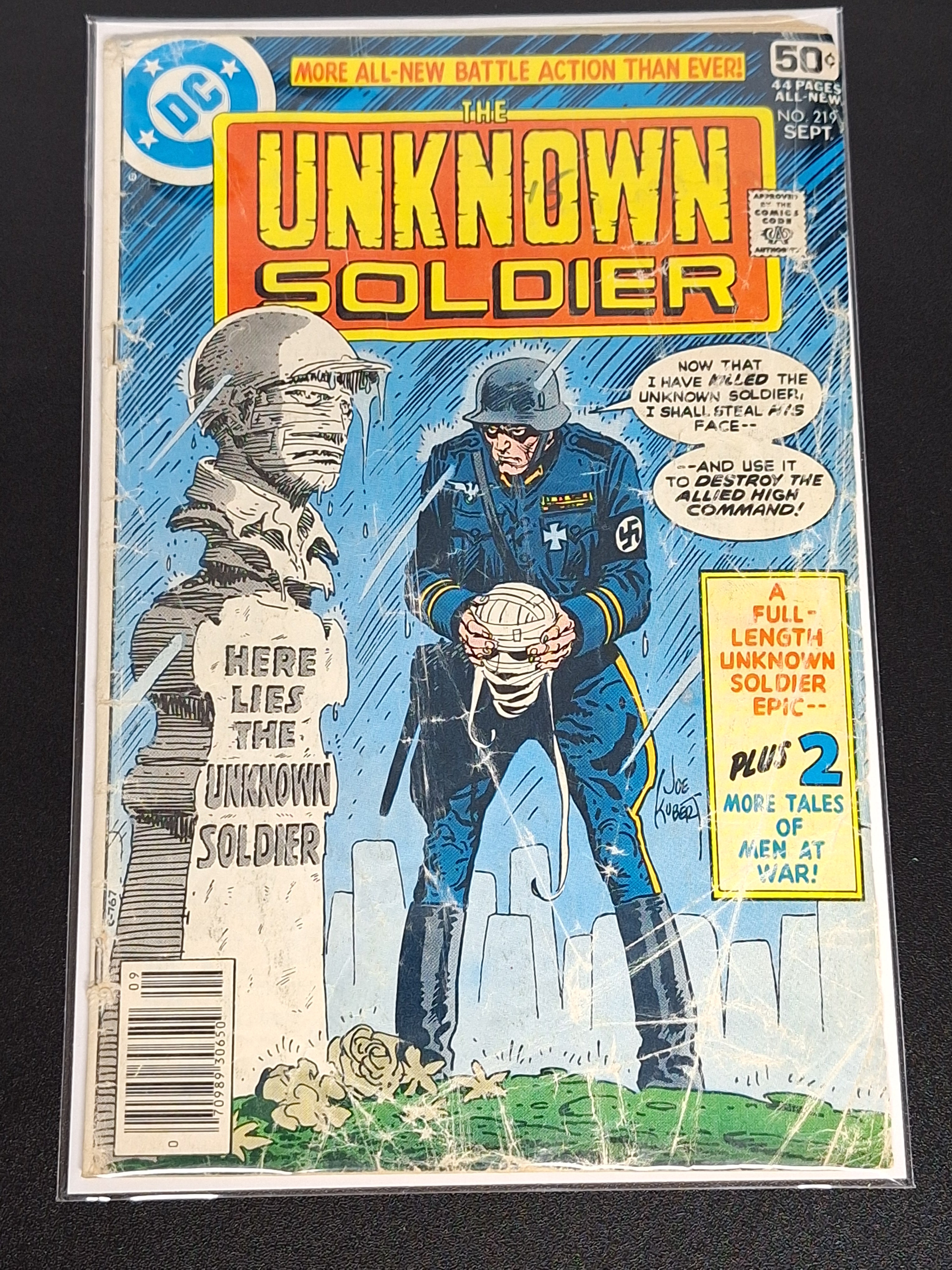 Unknown Soldier 219 DC 1978 Early Frank Miller Interiors