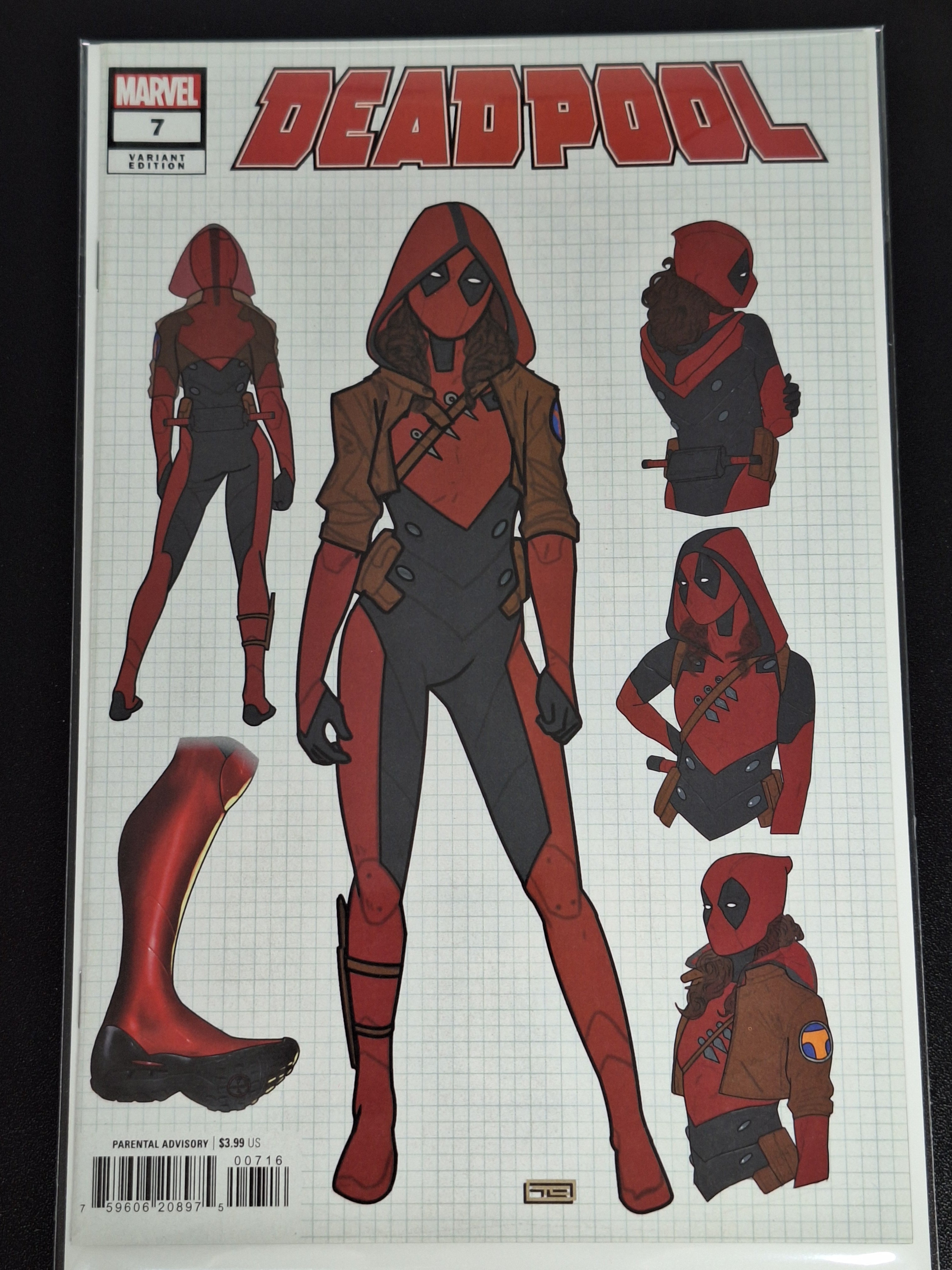 Deadpool 7 Clarke 1:25 Variant
