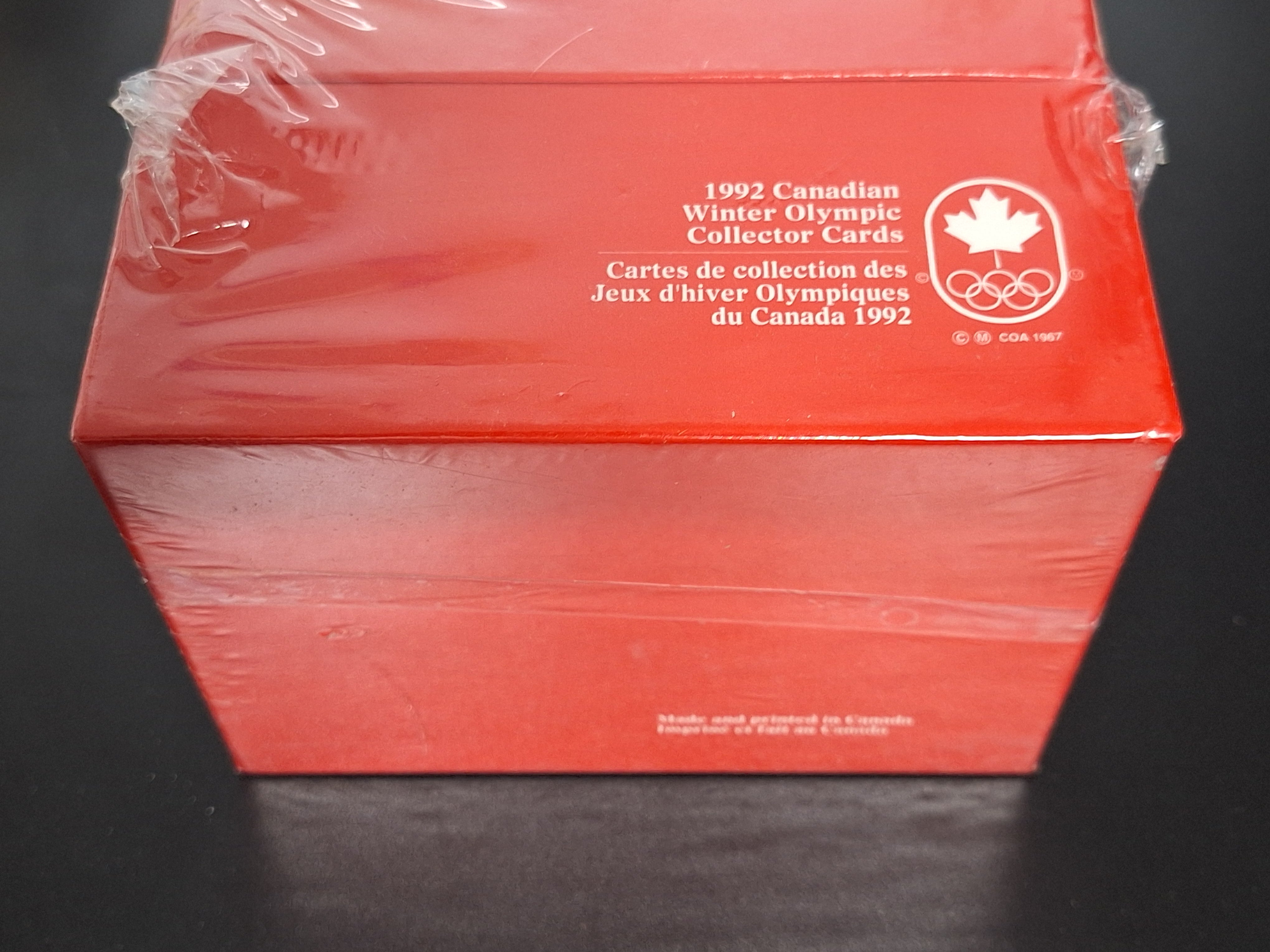 1992 Canadian Winter Olympic Collectors Cards Set Sealed Box