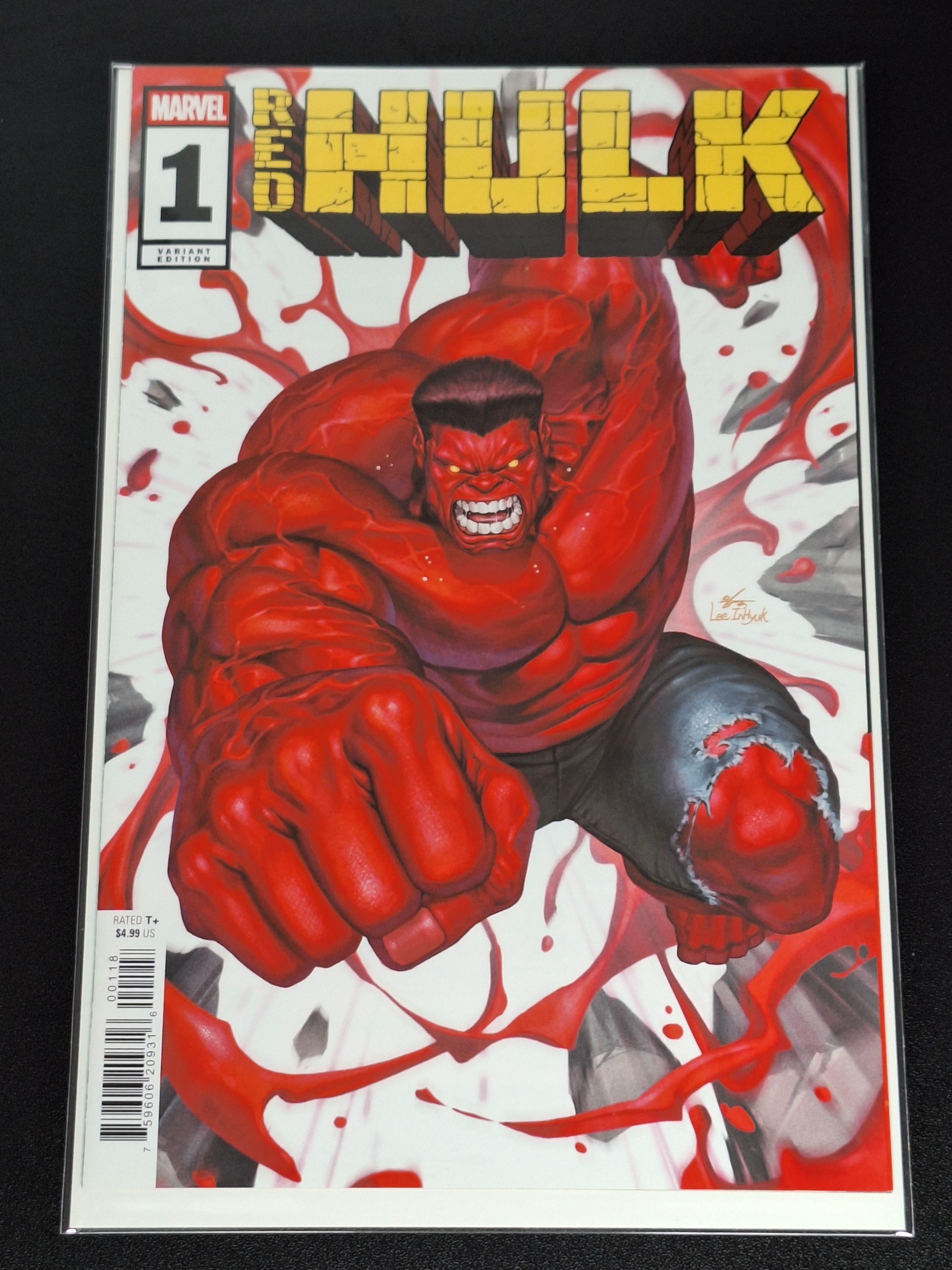 Red Hulk 1 Inhyuk Lee 1:25 Retailer Incentive Variant