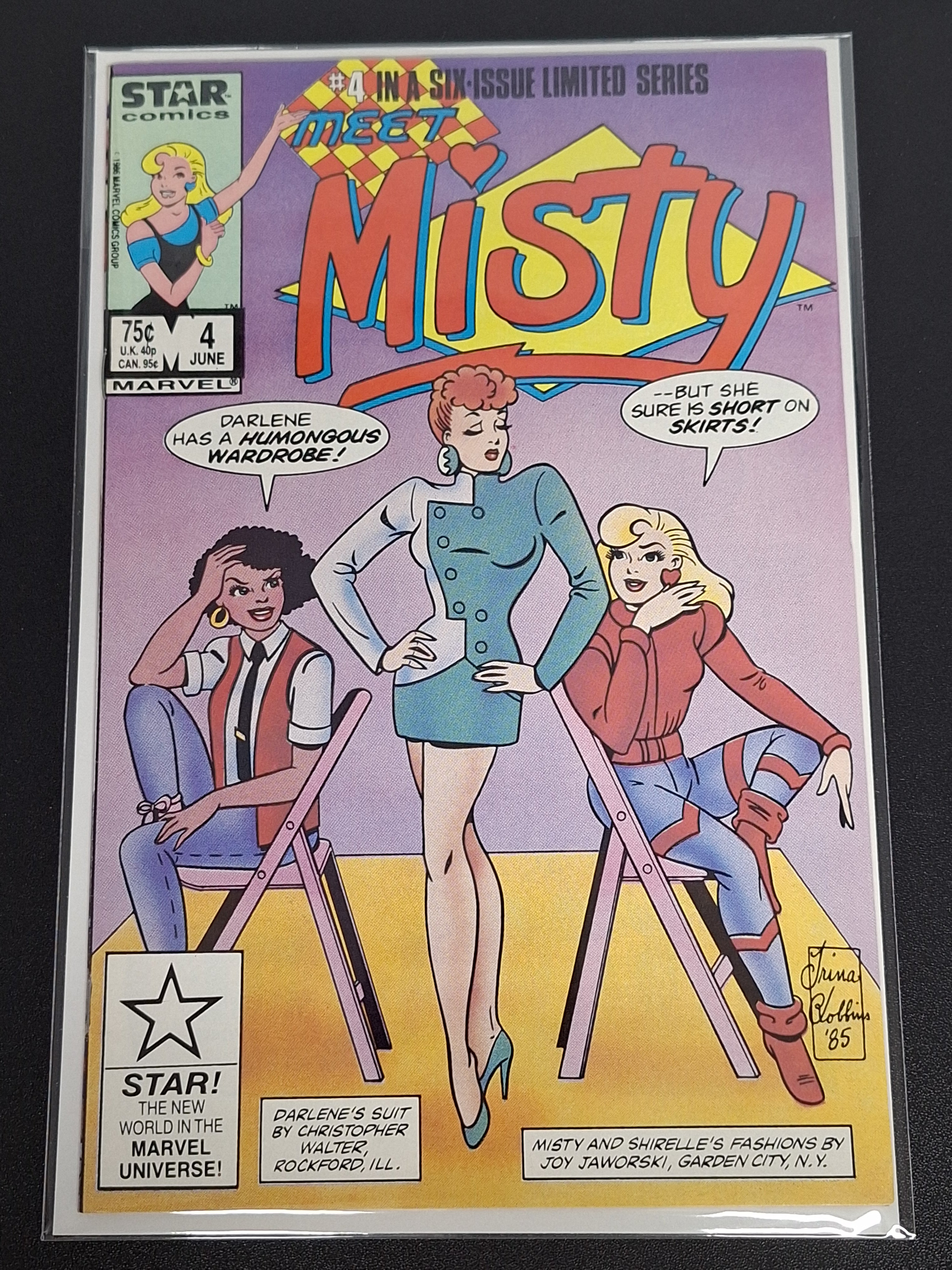 Misty 4 Marvel 1986 Scarce Series