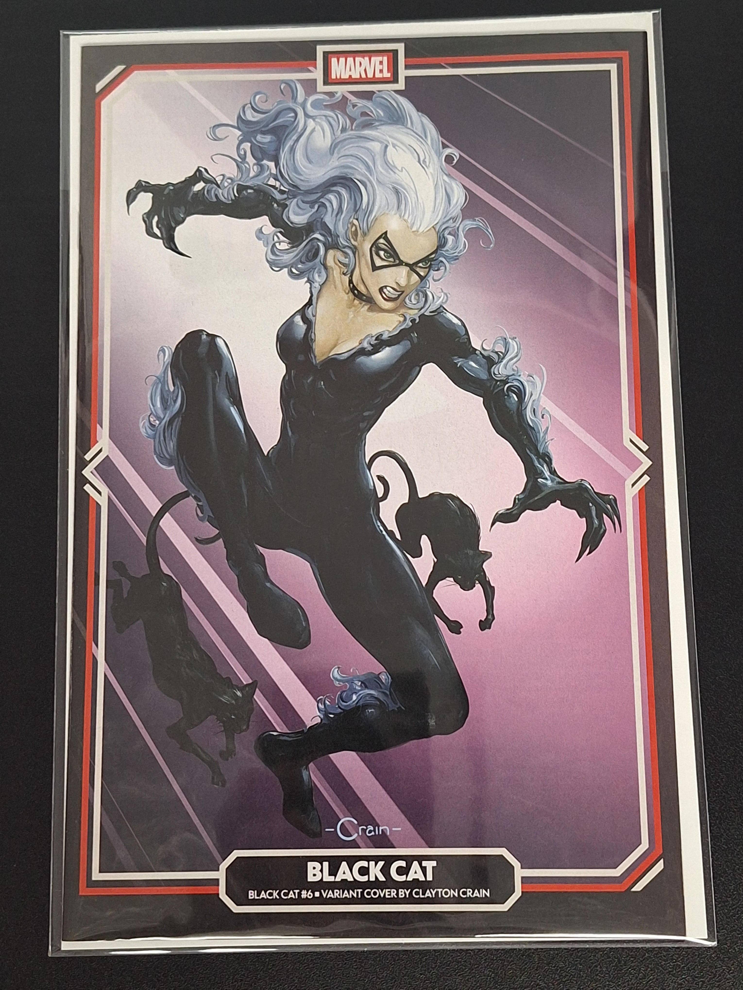 Black Cat 6 Marvel 2026 Clayton Crain Variant
