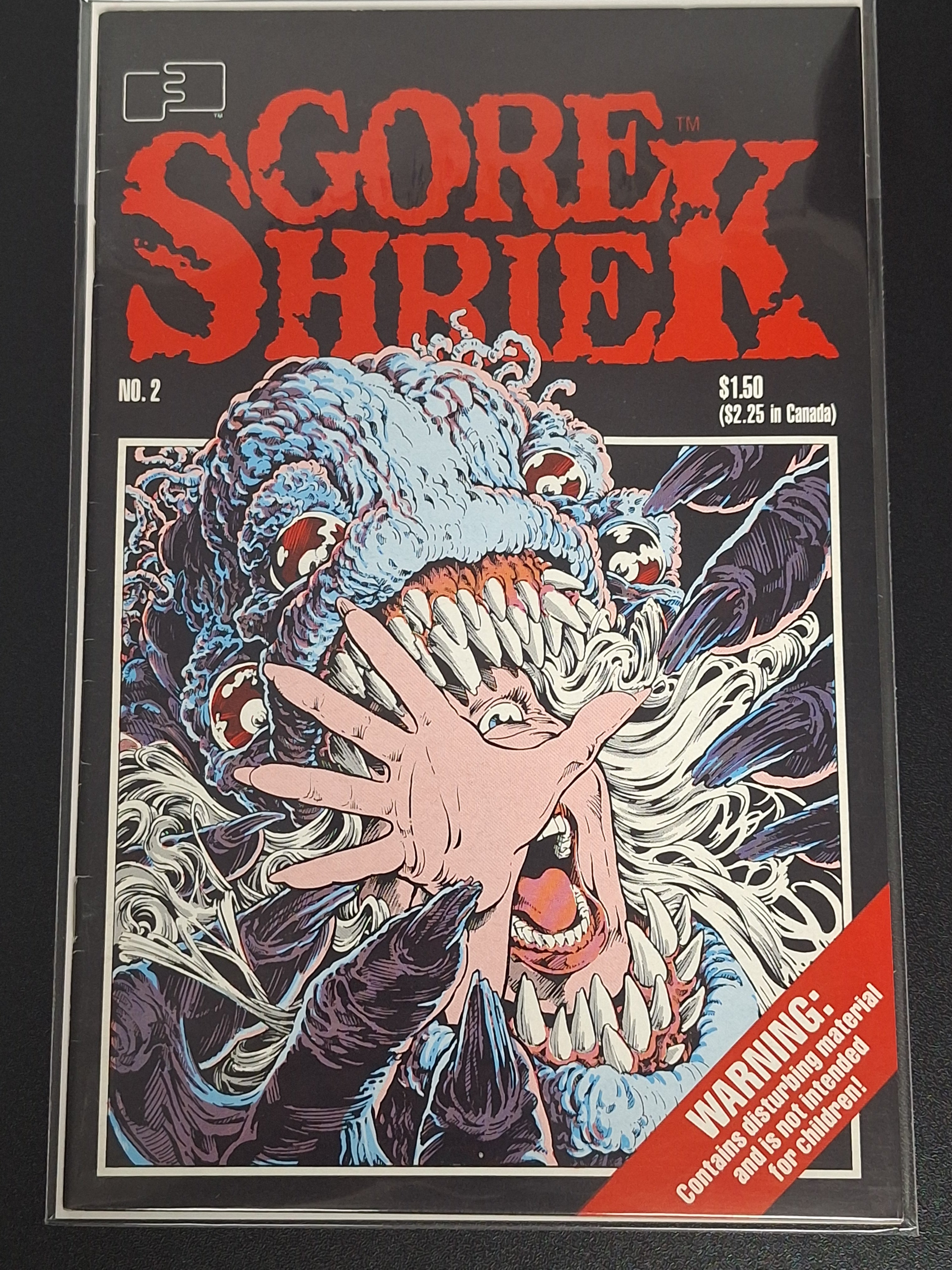 Gore Shriek 2 Fantaco 1986 Scarce Indie Book, 2nd Published Art By Greg Capullo