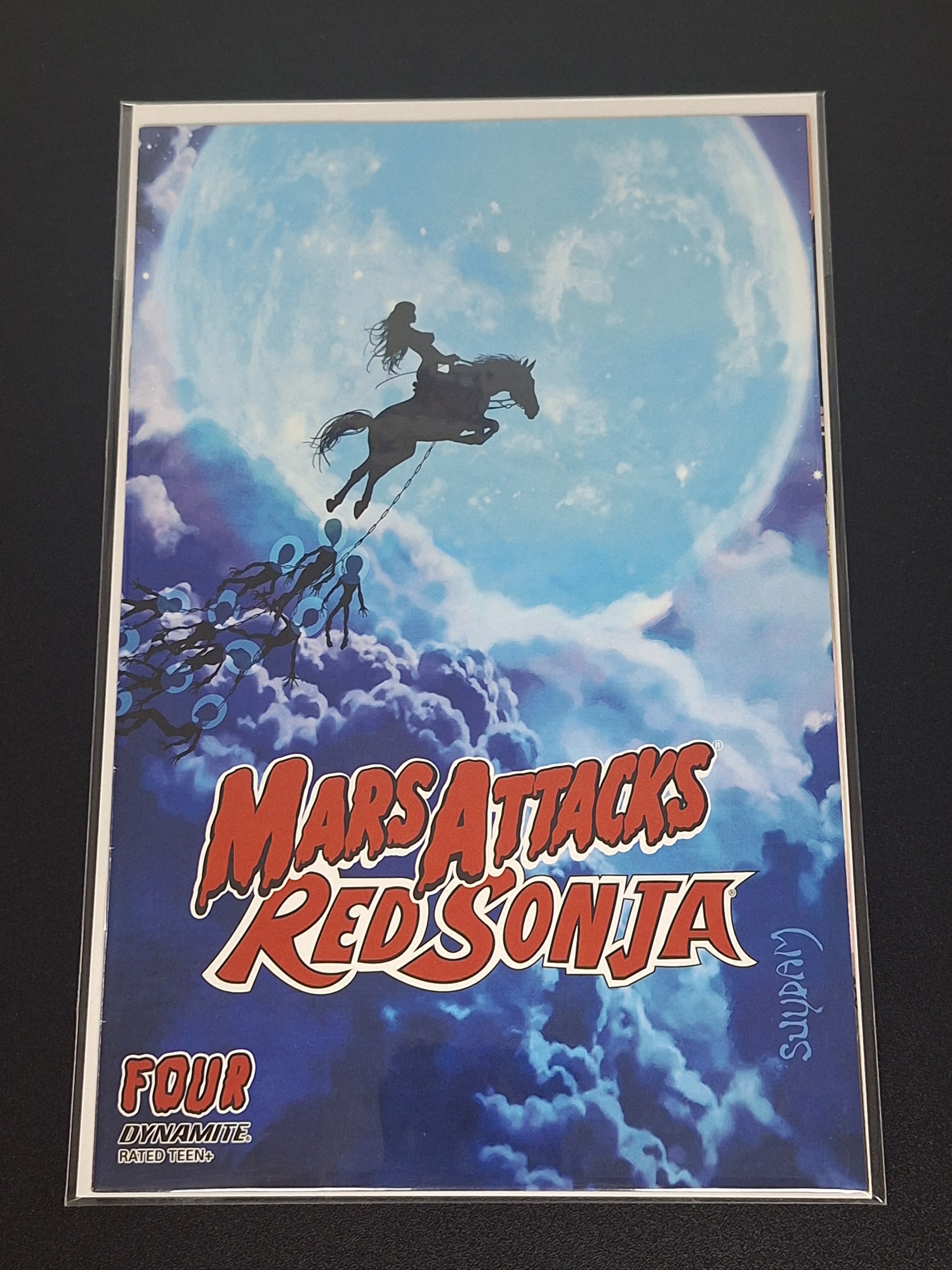 Mars Attacks Red Sonja 4 Dynamite 2020 Cover A Arthur Suydam