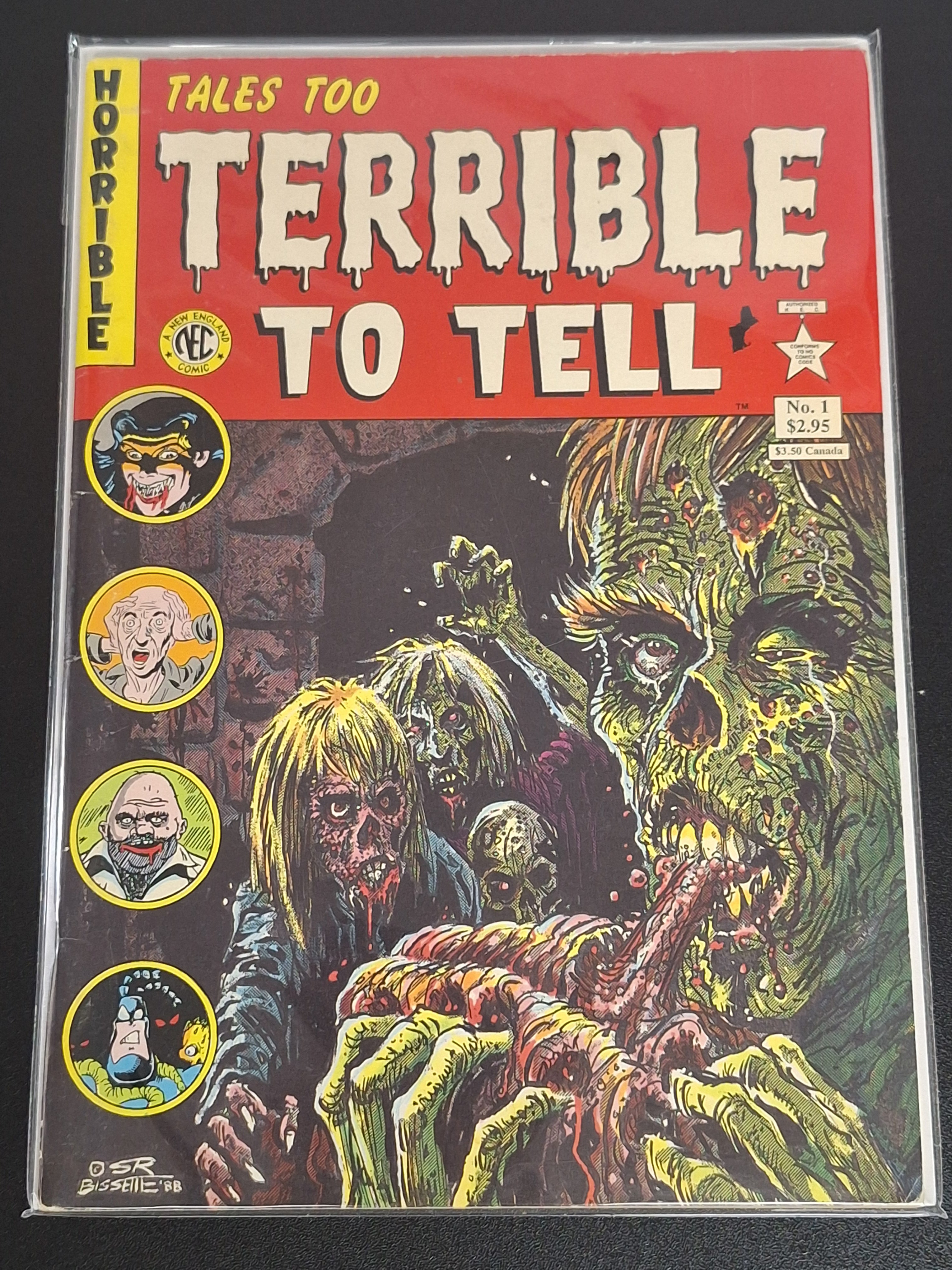 Tales Too Terrible To Tell 1 New England Comics 1990