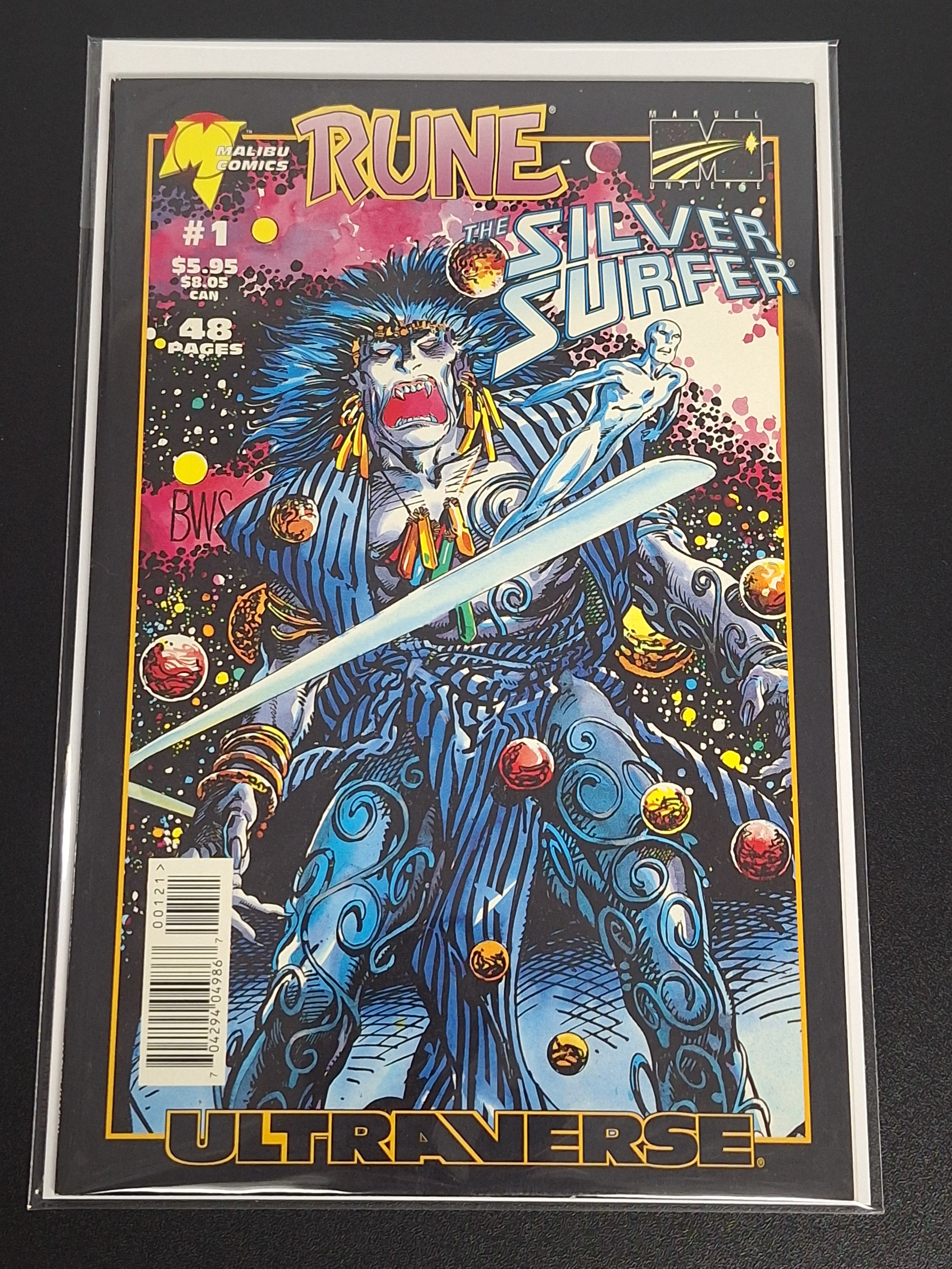 Rune Silver Surfer 1 Malibu Comics Marvel Ultraverse 1995 Scarce Book