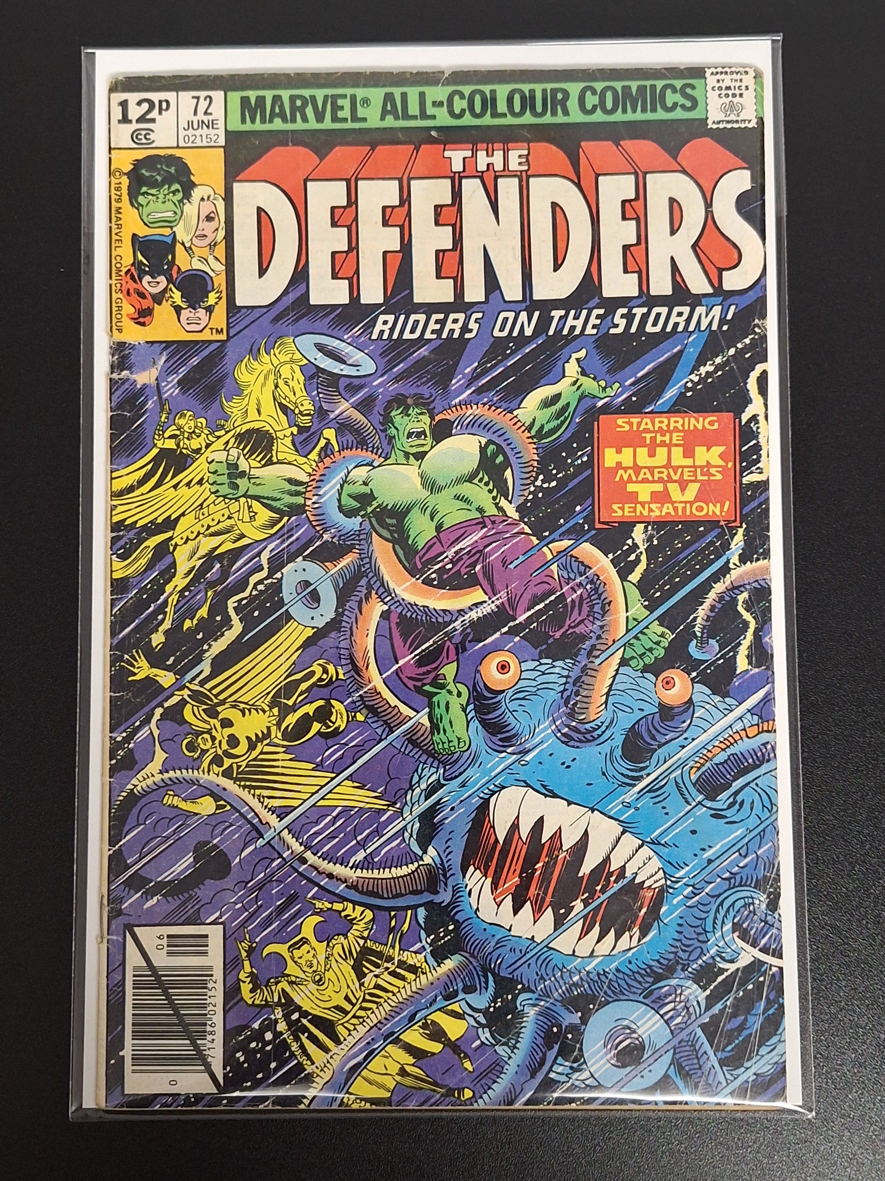The Defenders 72 Marvel 1979 Scarce UK Price Variant